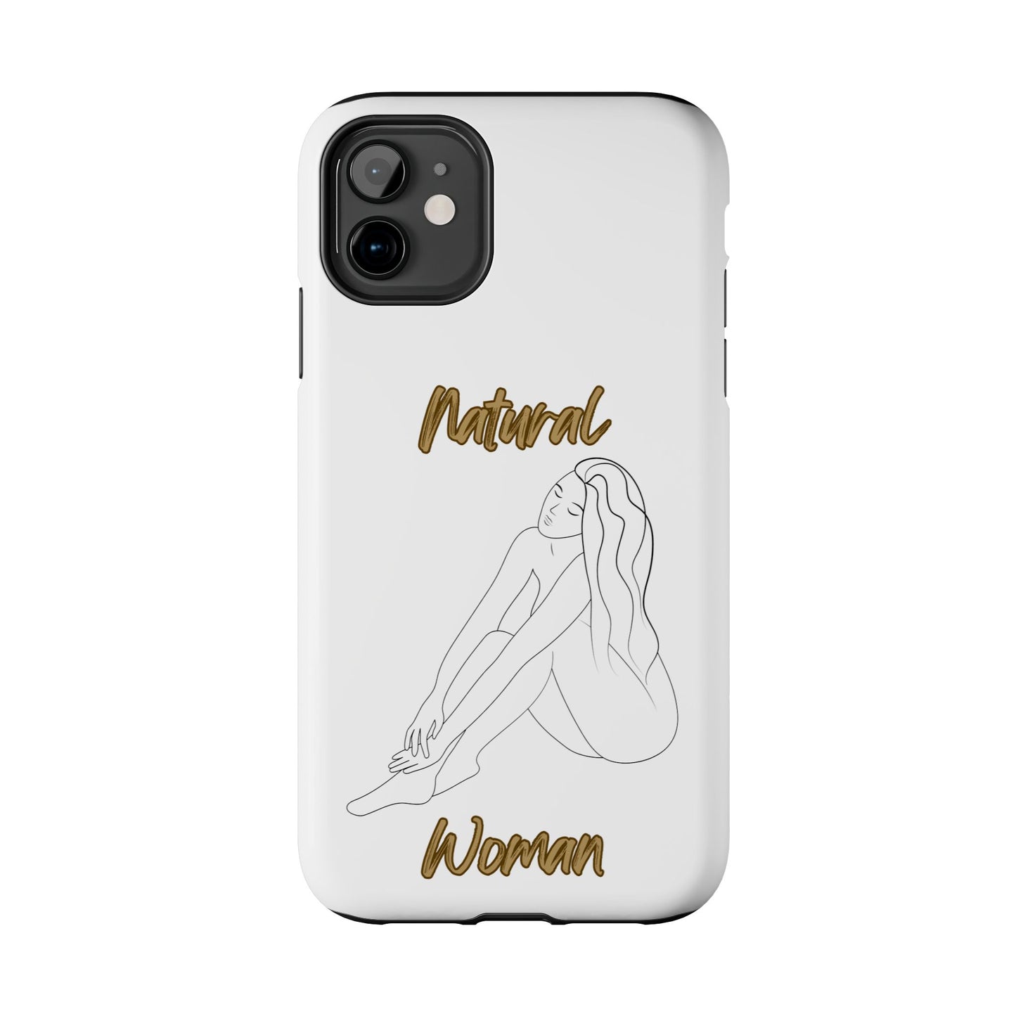 Natural Woman Beauty (BL) Tough Phone Cases WHITE