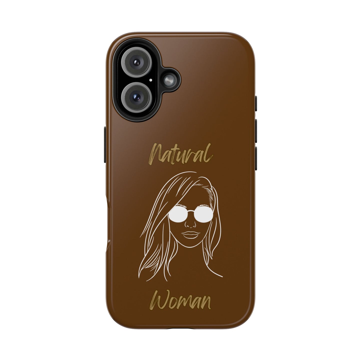 Natural Woman Shades (WL)Tough Phone Cases BROWN