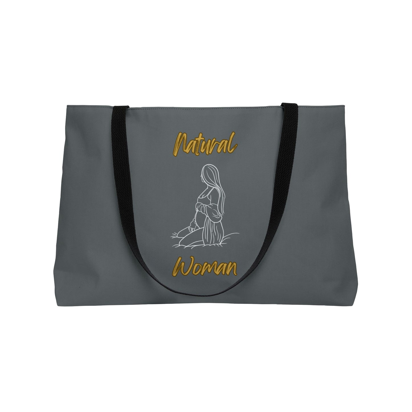 Natural Woman Expecting (WL) Weekender Tote Bag DARK GREY