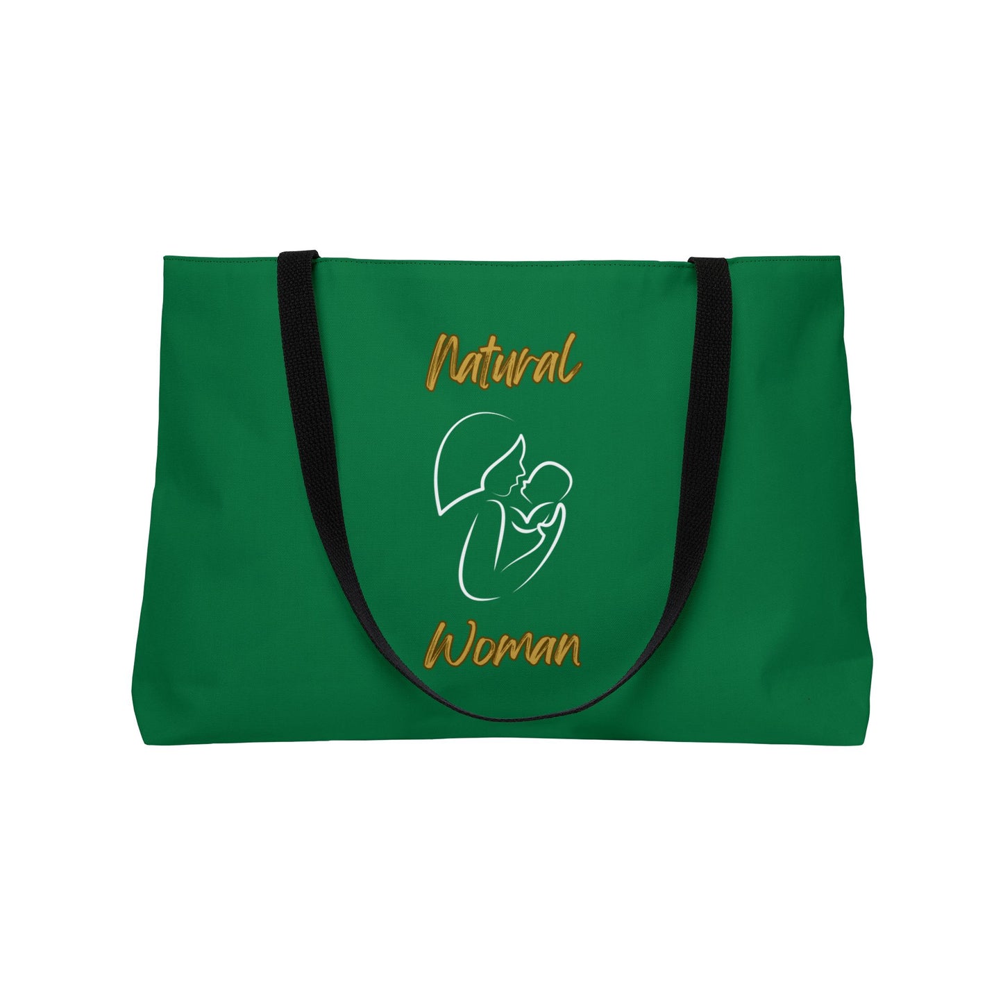 Natural Woman Long Awaited (WL) Weekender Tote Bag DARK GREEN