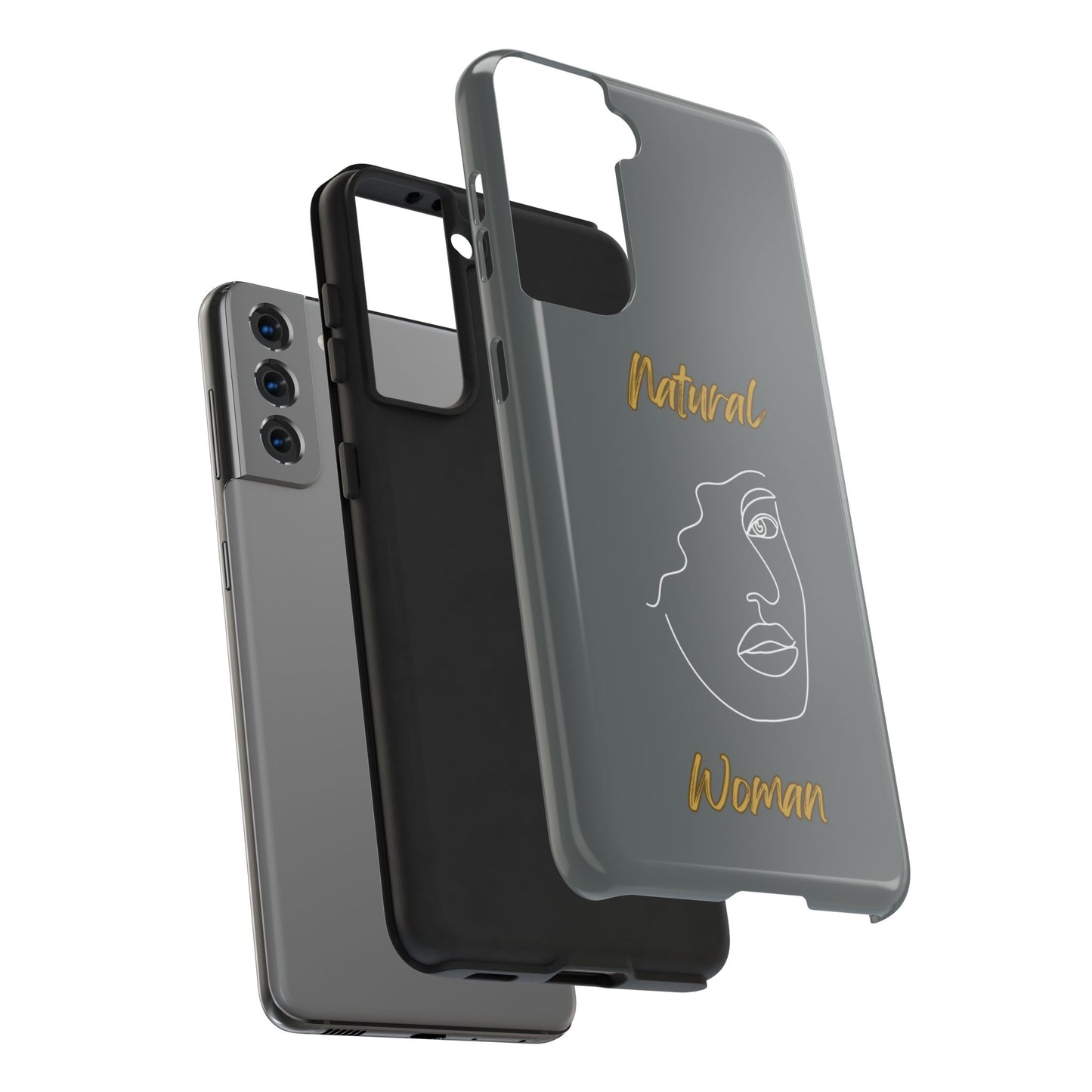 Natural Woman Peekaboo (WL)Tough Phone Cases DARK GREY