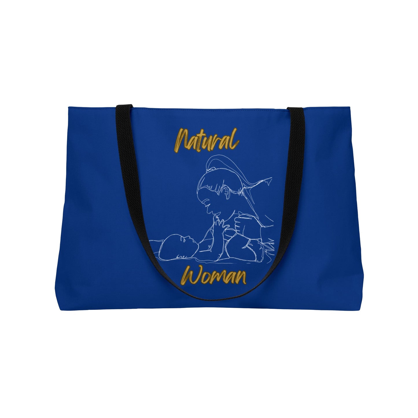 Natural Woman New Life (WL) Weekender Tote Bag DARK BLUE