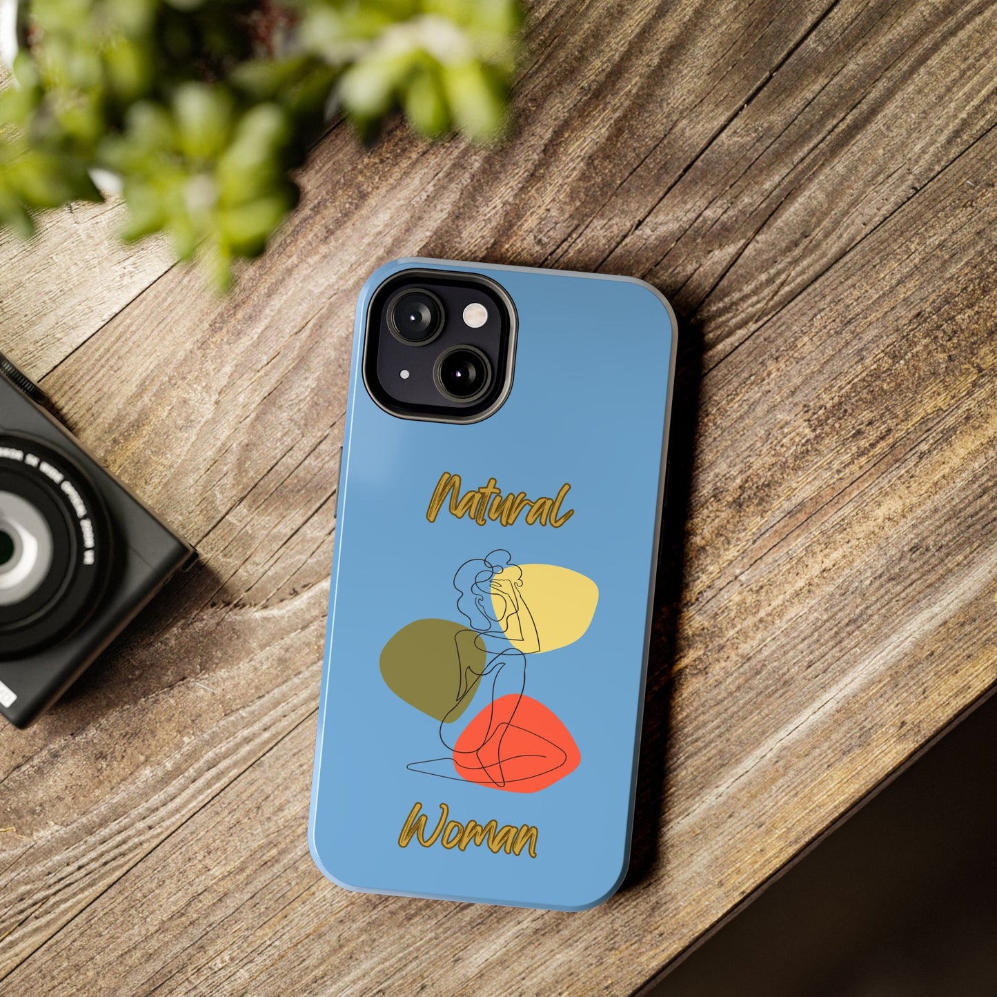 Natural Woman Colorful Pose (BL)Tough Phone Cases LIGHT BLUE