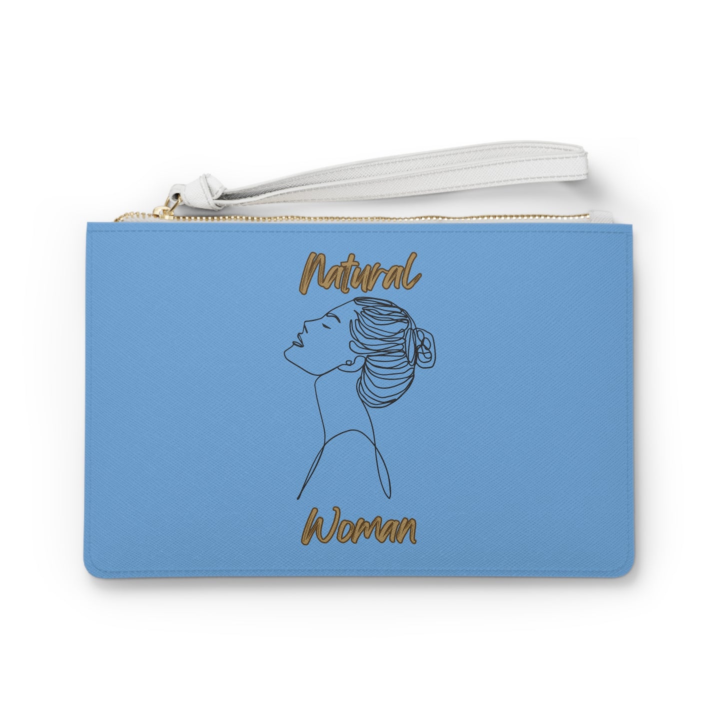 Natural Woman Wet Bun (BL) Clutch Bag LIGHT BLUE