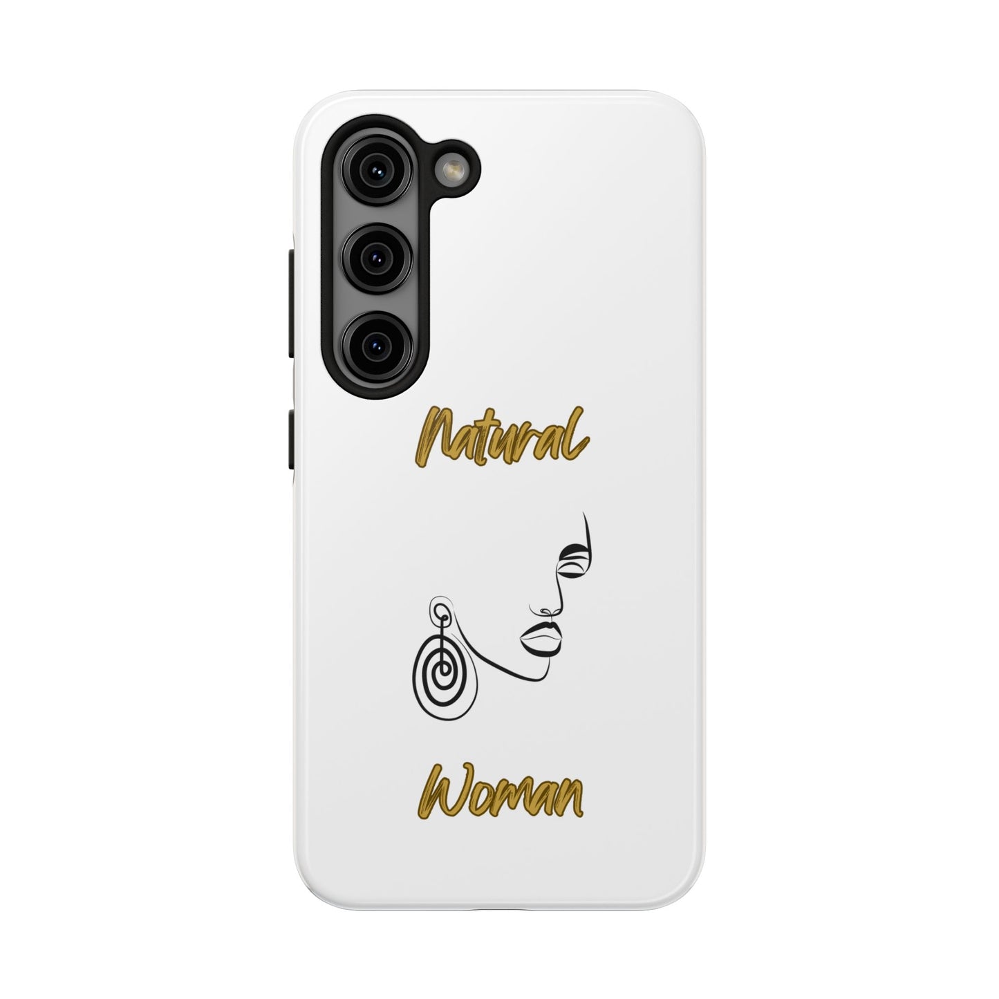 Natural Woman Music In My Soul (BL)Tough Phone Cases WHITE
