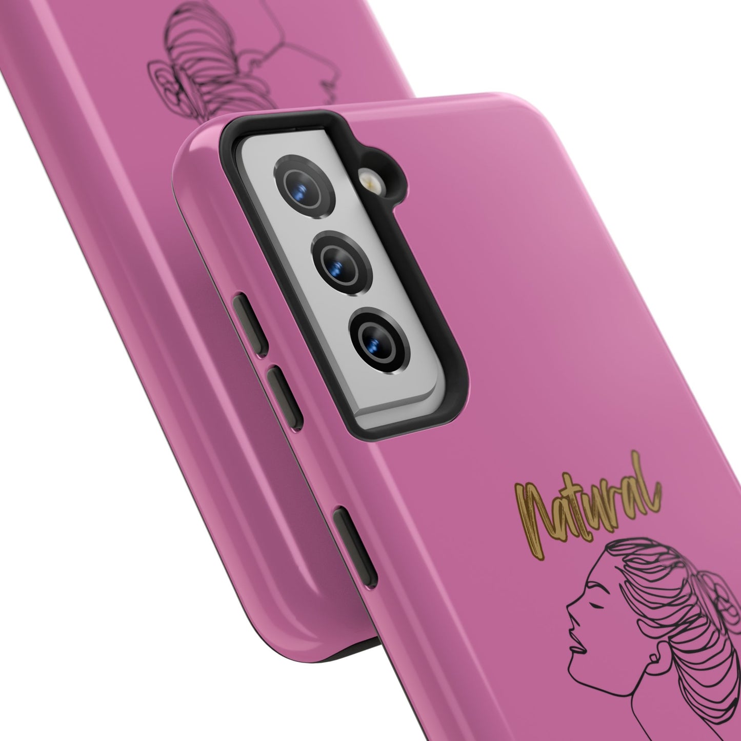 Natural Woman Wet Bun (BL) Tough Phone Cases LIGHT PINK