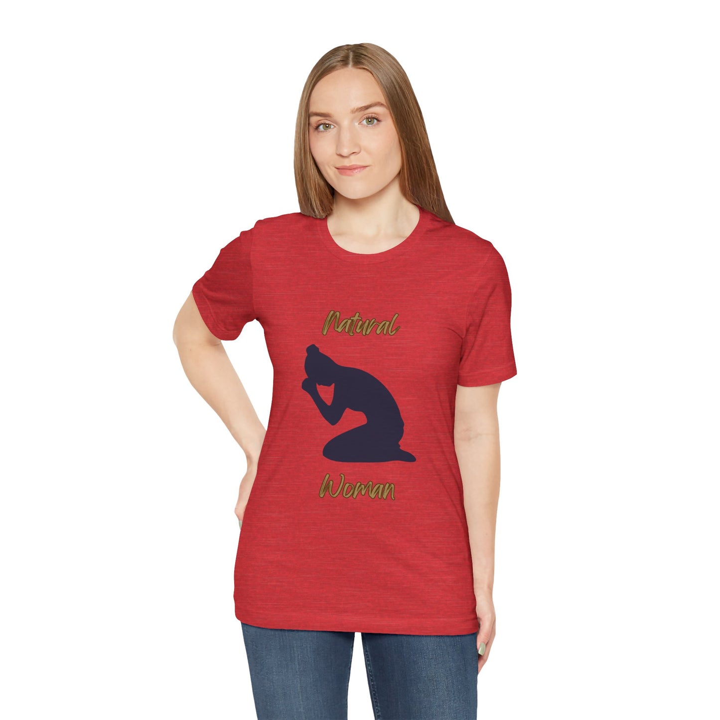 Natural Woman Pray (BL) Short Sleeve T-Shirt