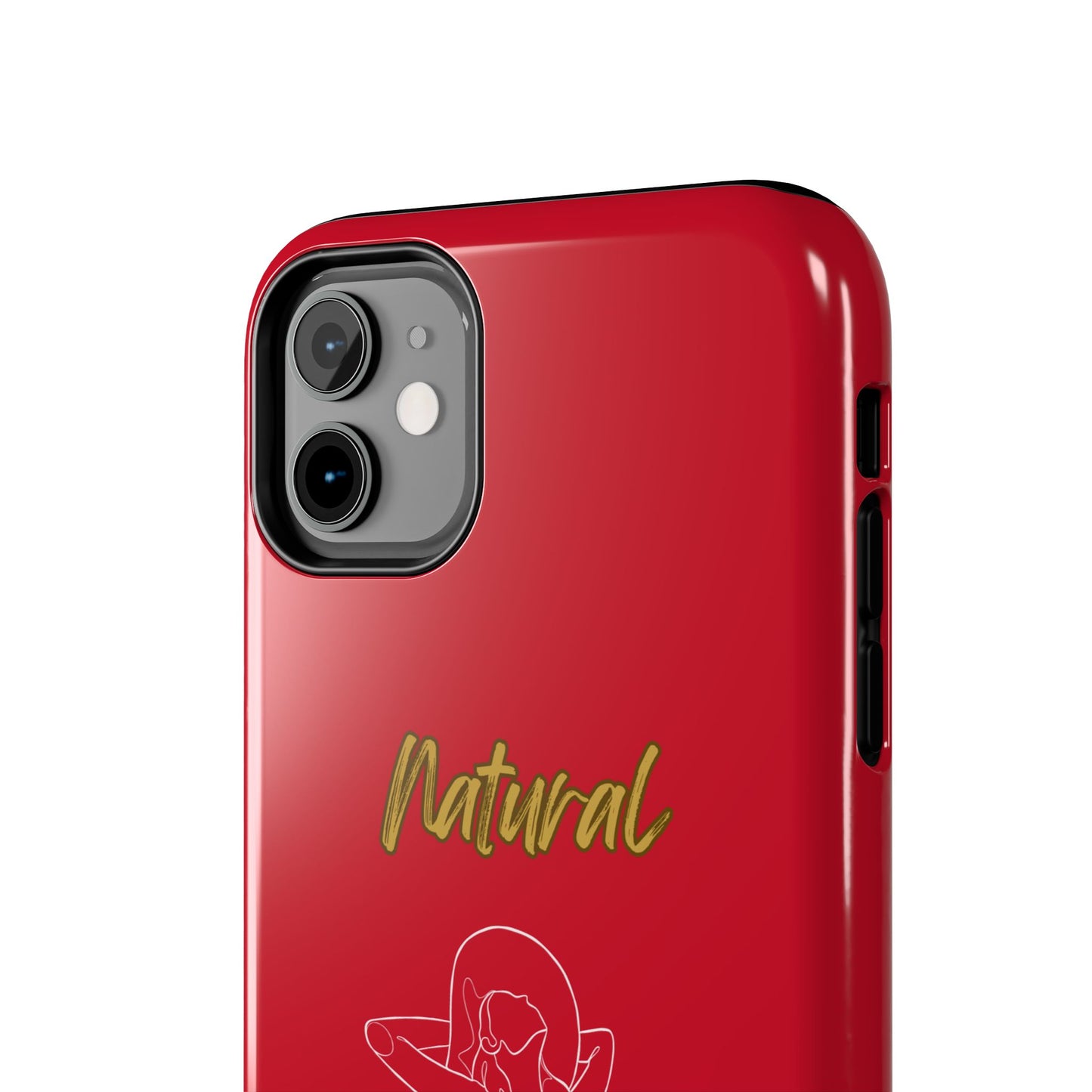 Natural Woman Sun Fun (WL)Tough Phone Cases DARK RED