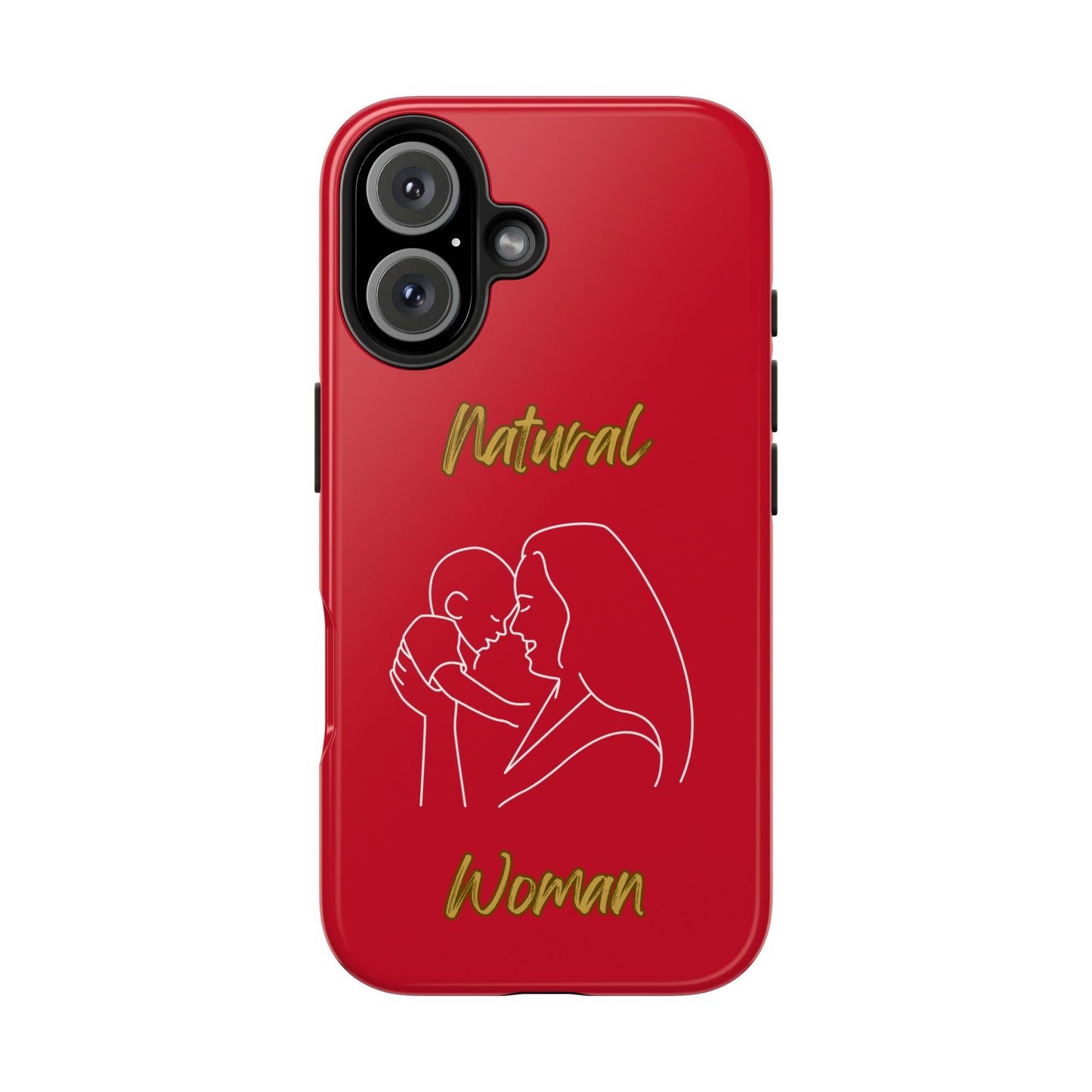 Natural Woman Joy (WL) Tough Phone Cases DARK RED