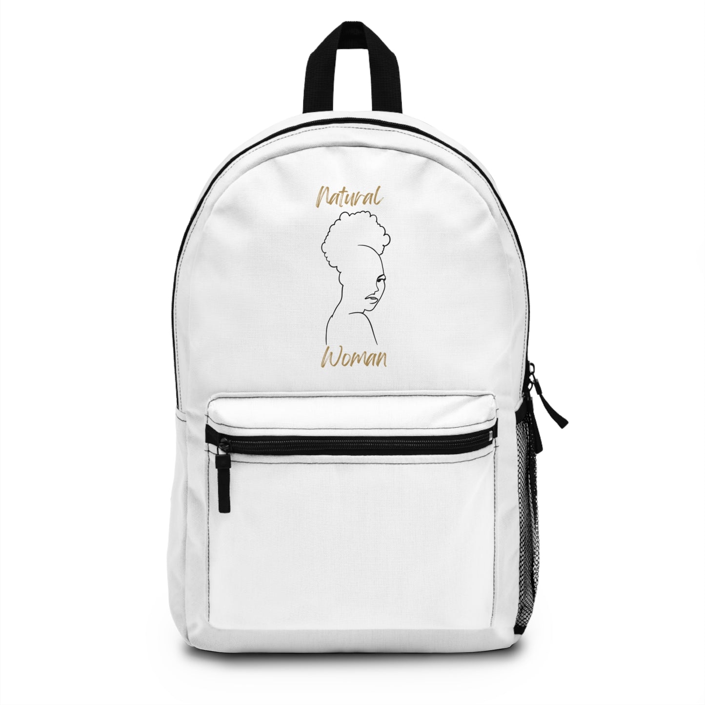 Natural Woman Twist Afro (BL) Backpack WHITE