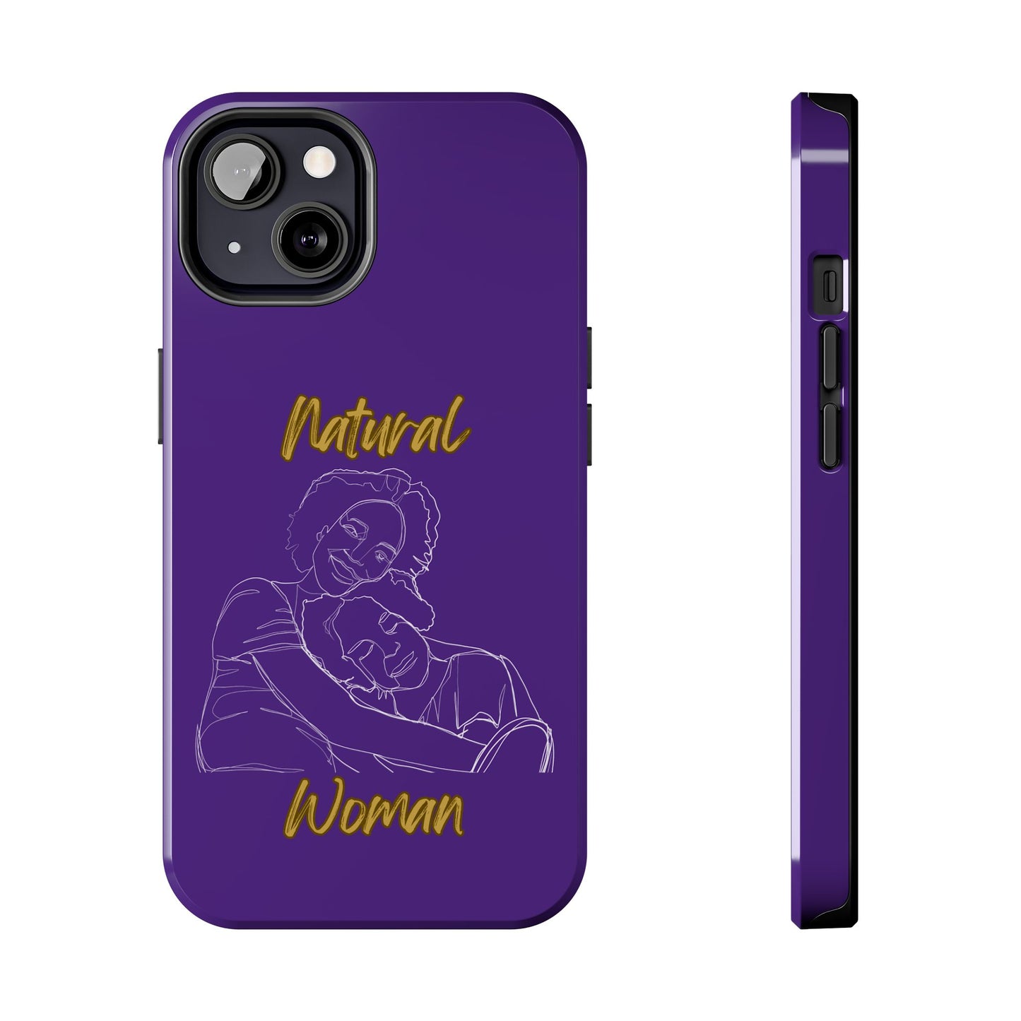 Natural Woman Loving Embrace (WL)Tough Phone Cases PURPLE