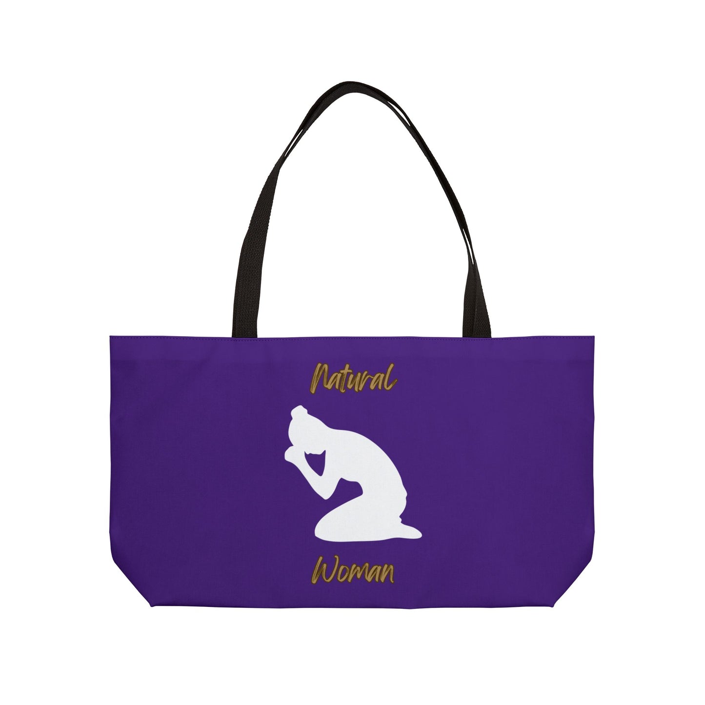 Natural Woman Pray (WL) Weekender Tote Bag PURPLE