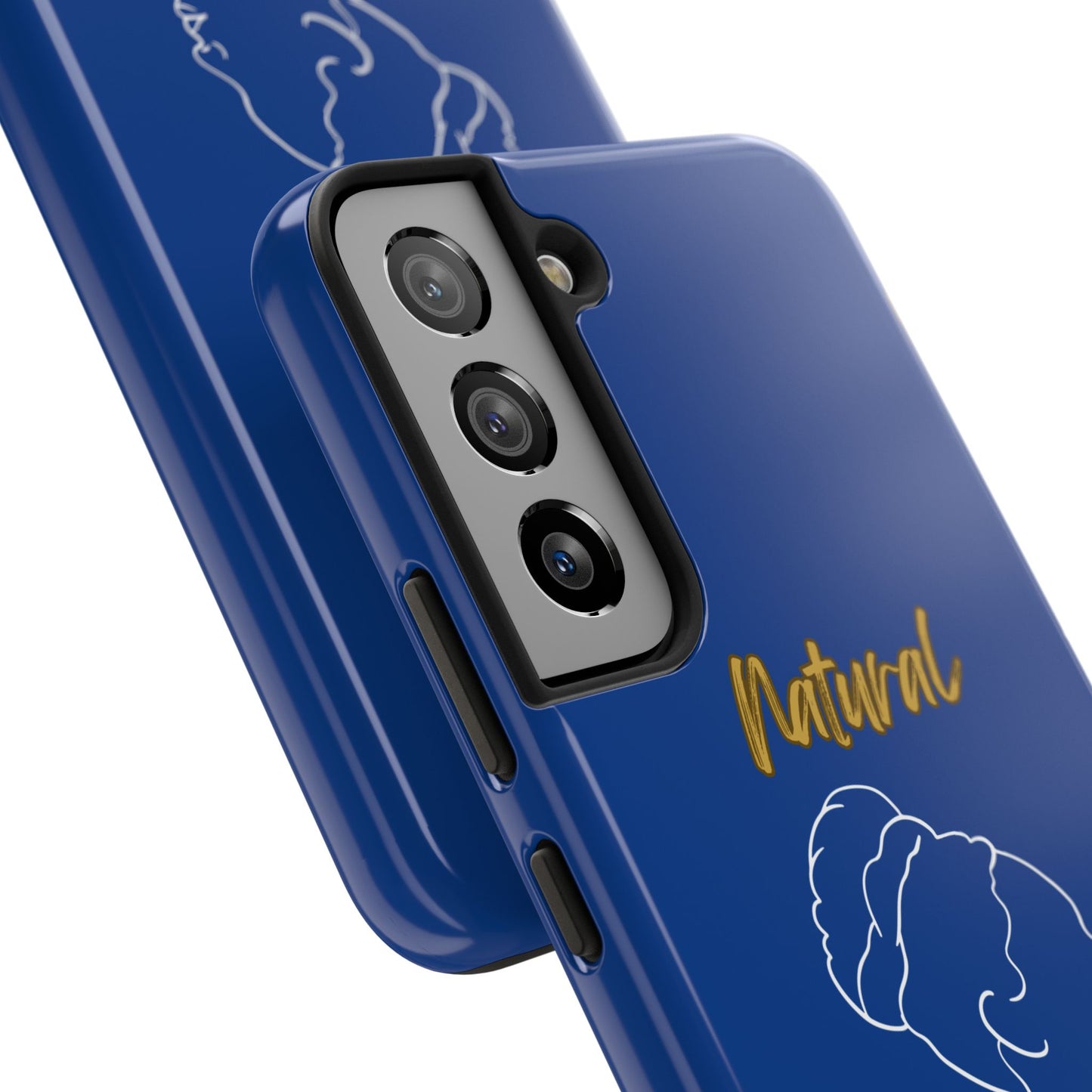 Natural Woman Mixed (WL)Tough Phone Cases DARK BLUE