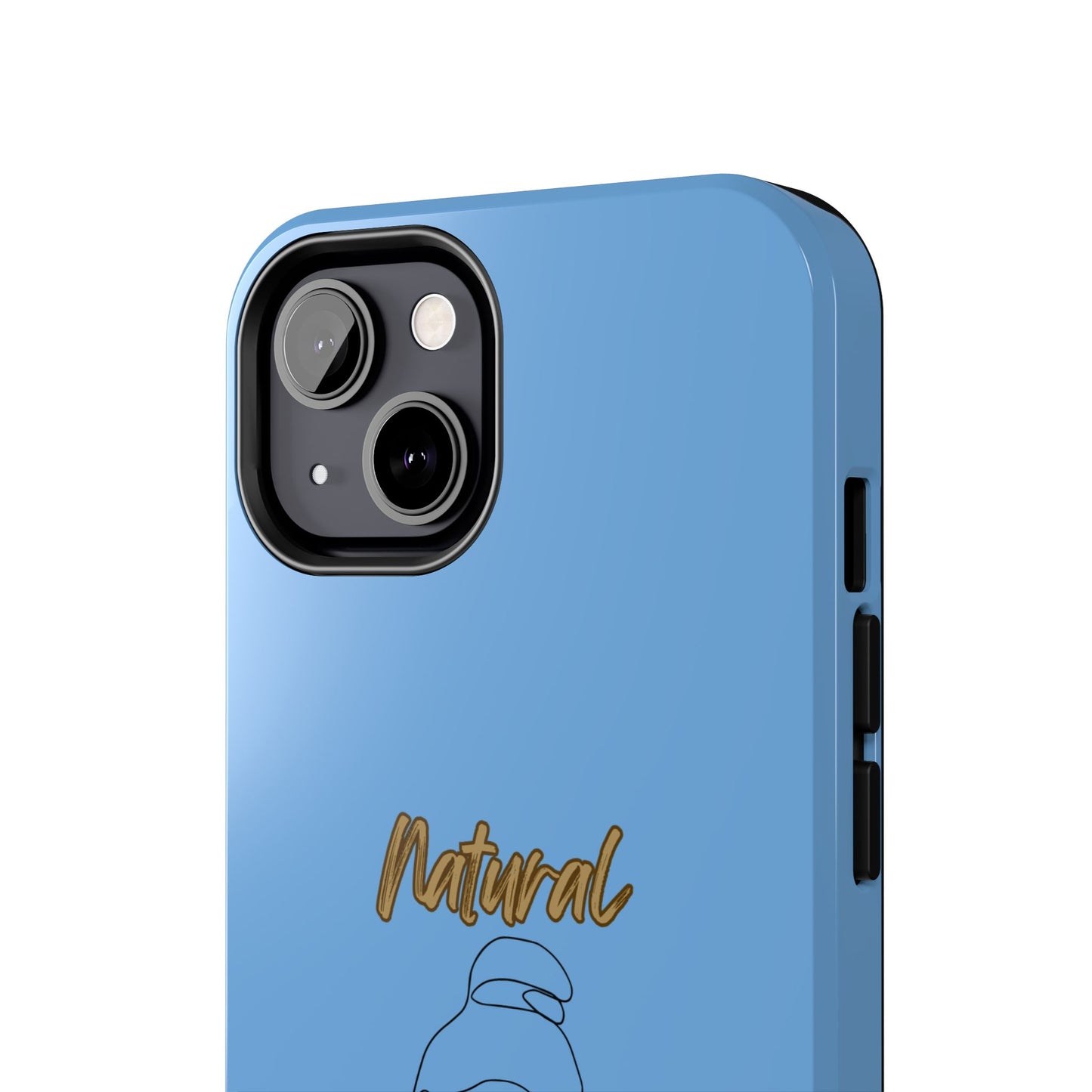 Natural Woman Sassy Bun (BL) Tough Phone Cases LIGHT BLUE