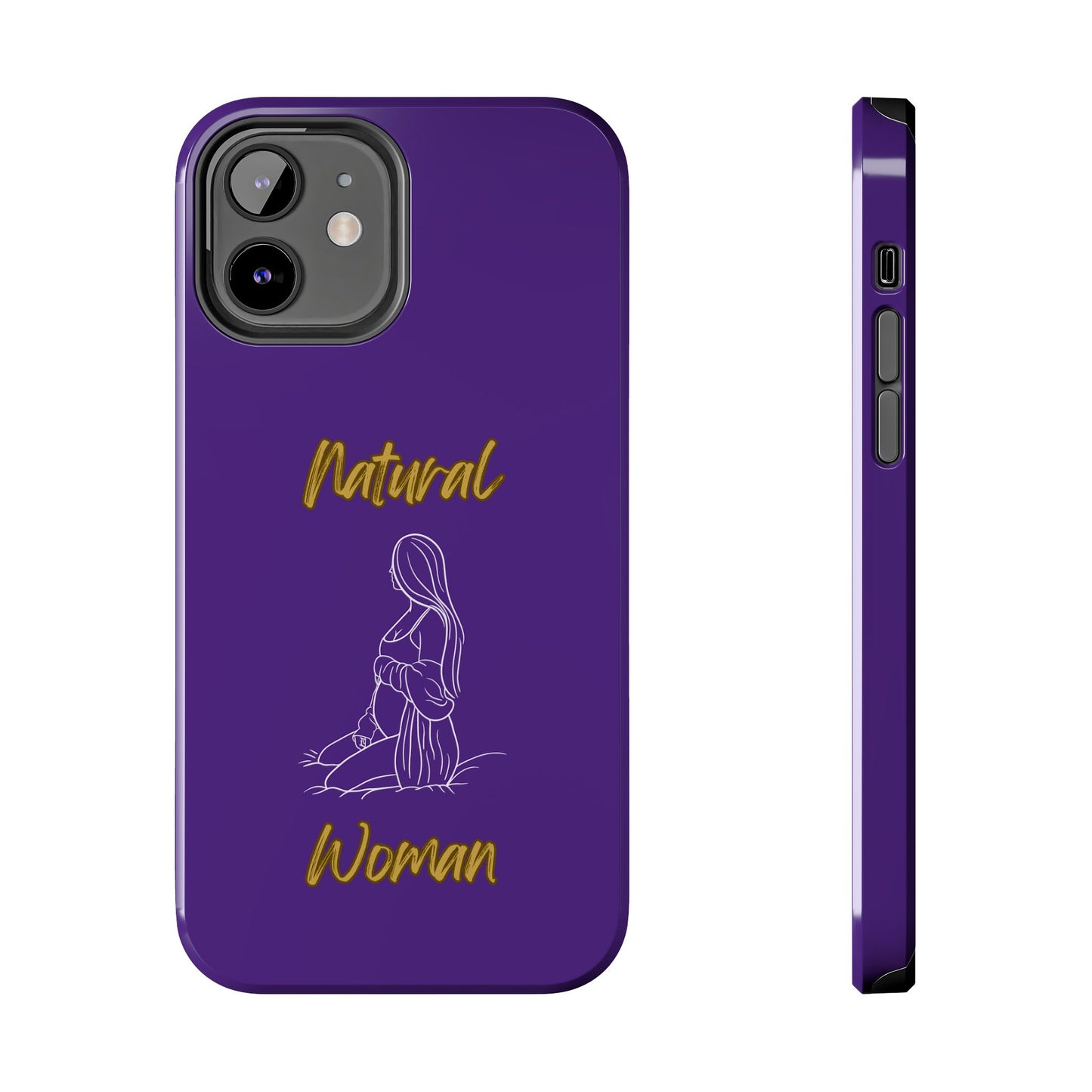 Natural Woman Expecting (WL)Tough Phone Cases PURPLE