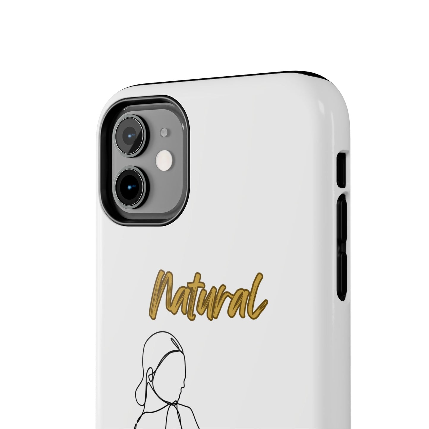 Natural Woman Hands Free (BL)Tough Phone Cases WHITE