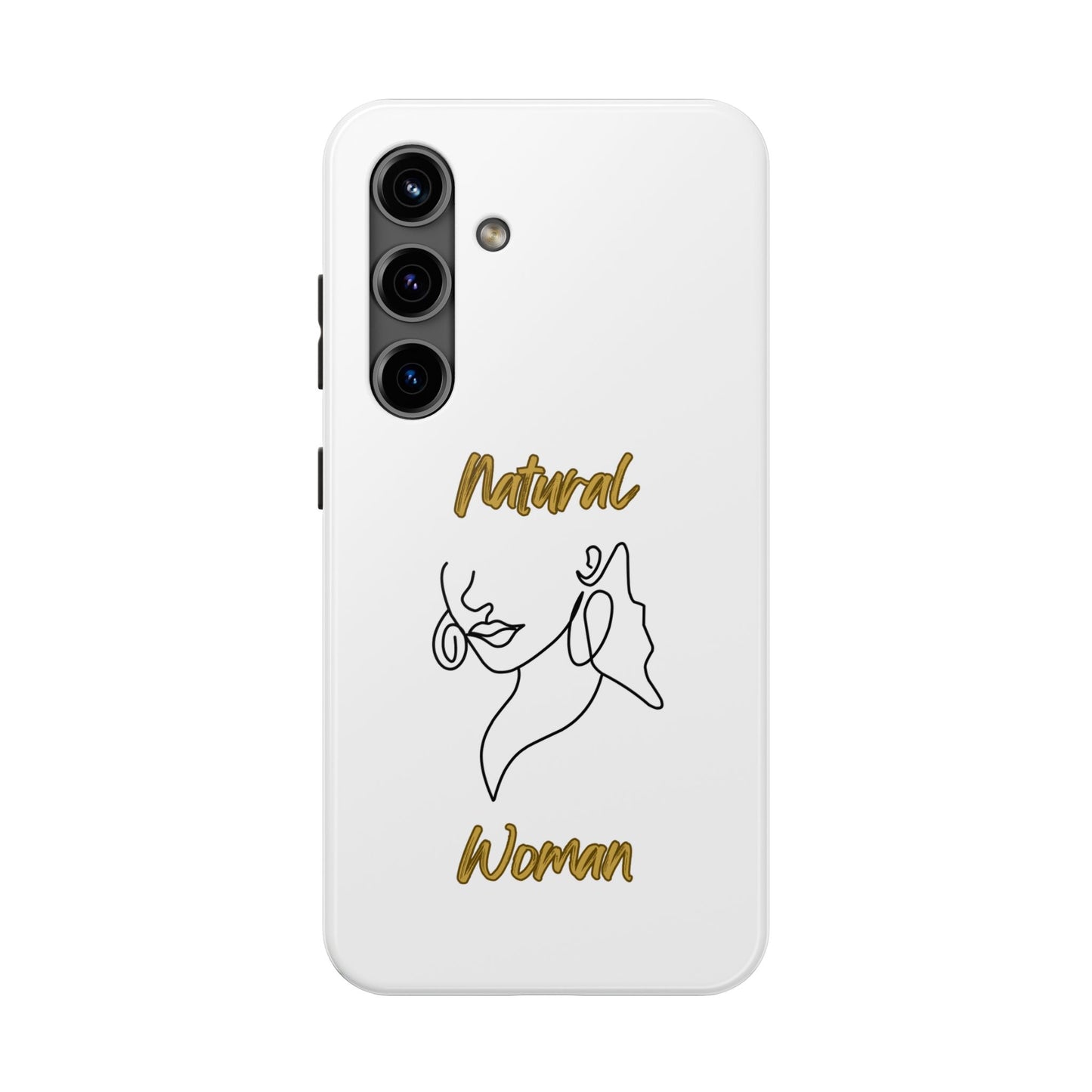 Natural Woman Lips (BL)Tough Phone Cases WHITE