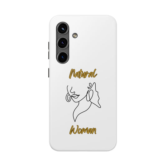 Natural Woman Lips (BL)Tough Phone Cases WHITE