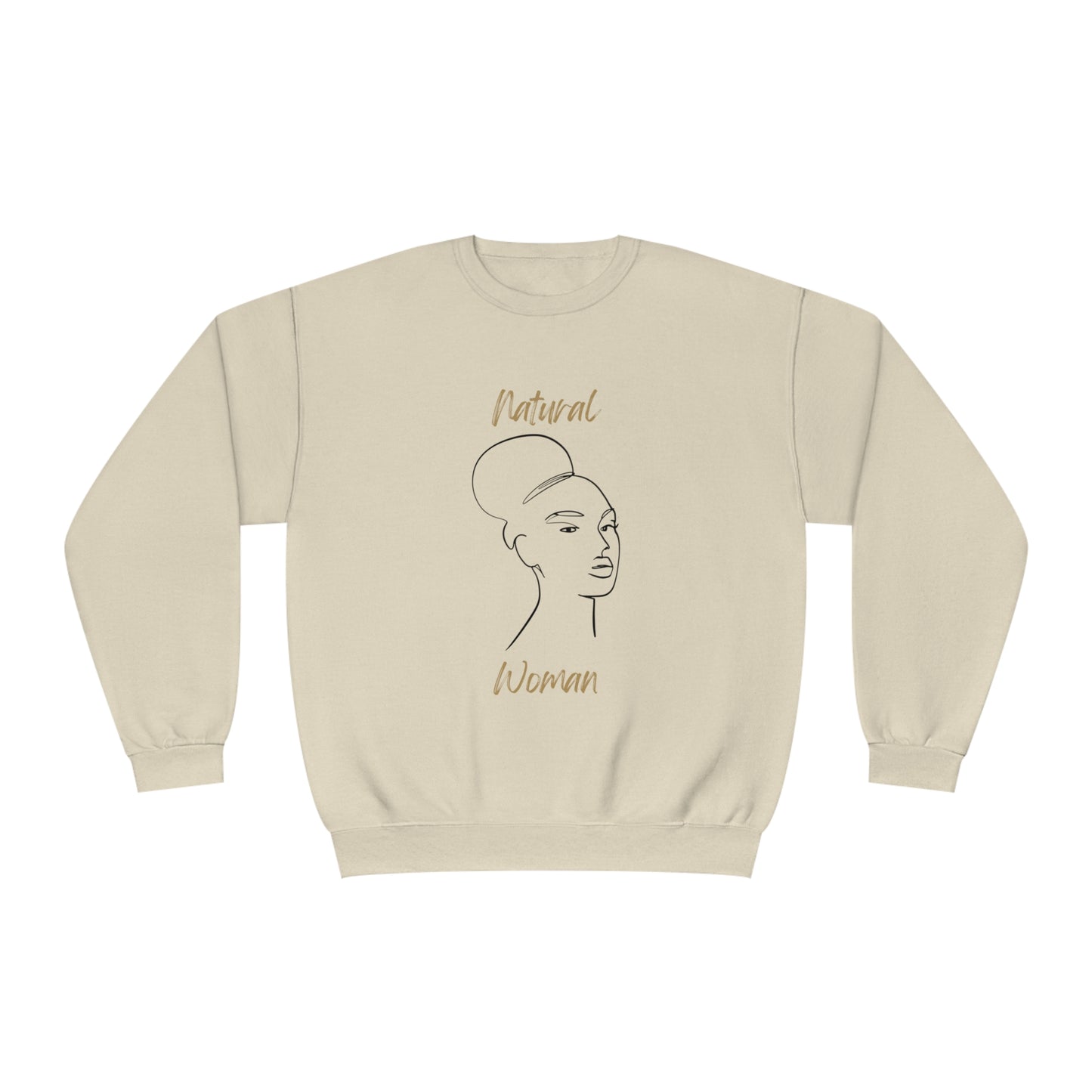 Natural Woman Hair Up (BL) Sweatshirt