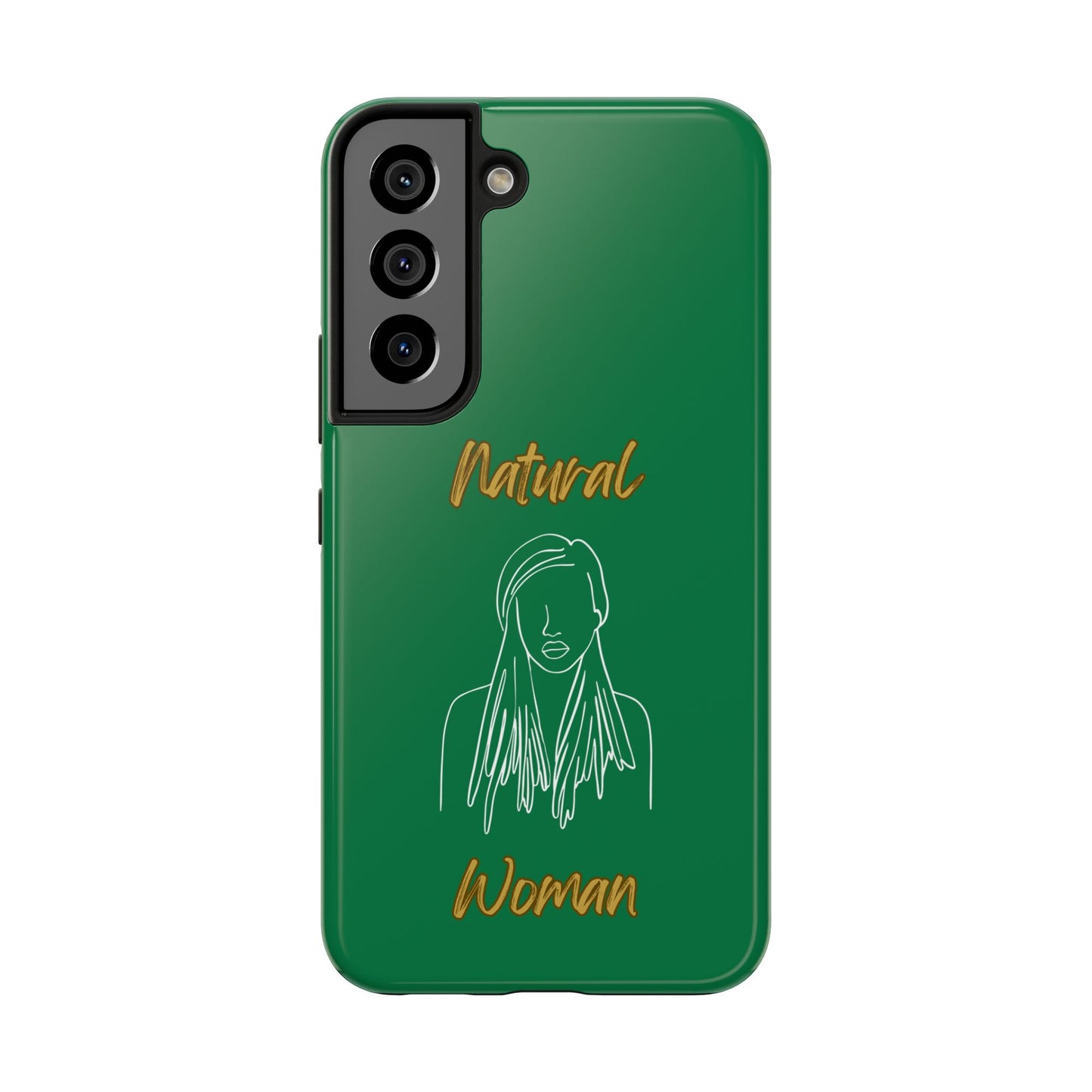 Natural Woman Content (WL)Tough Phone Cases DARK GREEN