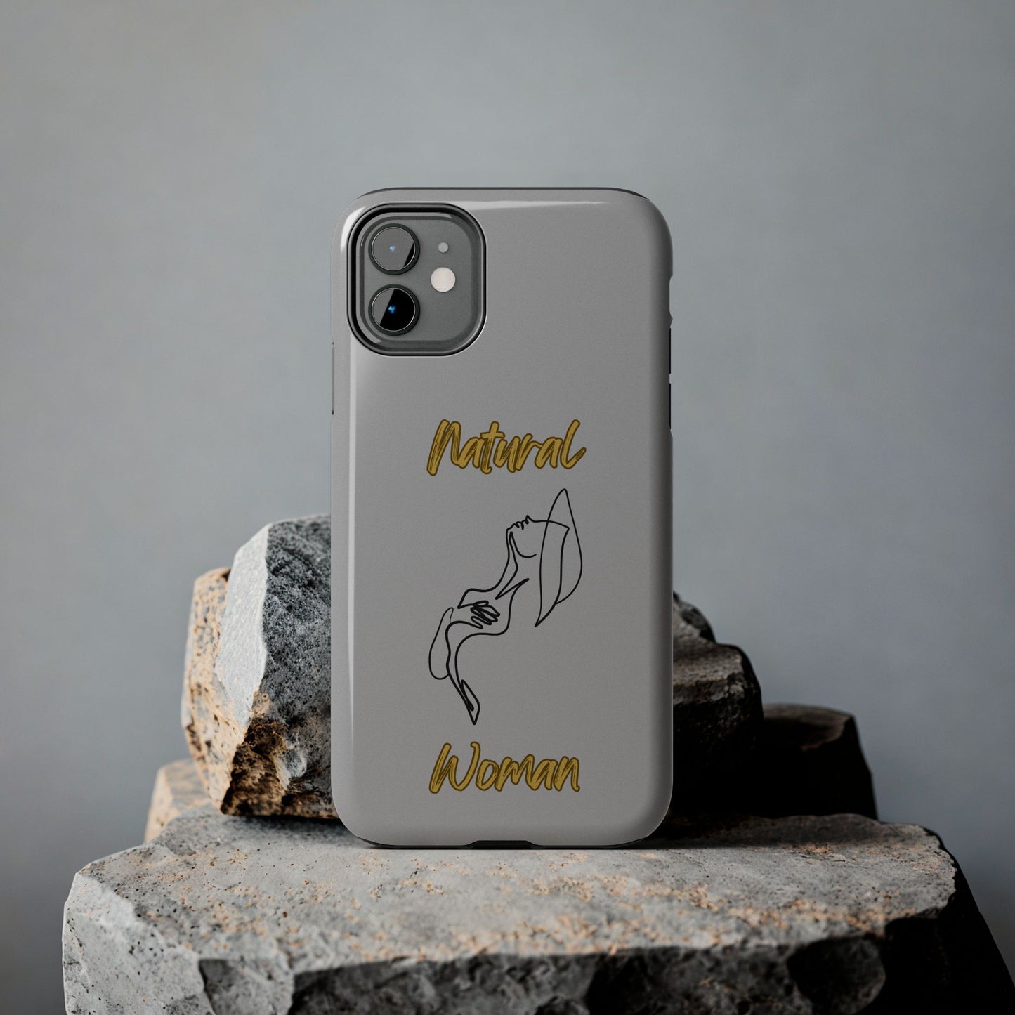 Natural Woman Free (BL)Tough Phone Cases LIGHT GREY