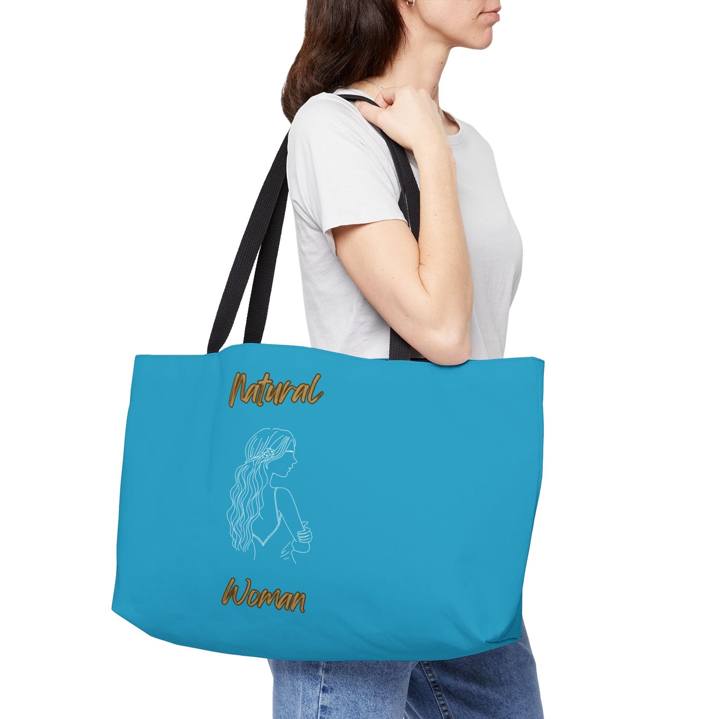 Natural Woman Young Woman (WL) Weekender Tote Bag TURQUOISE