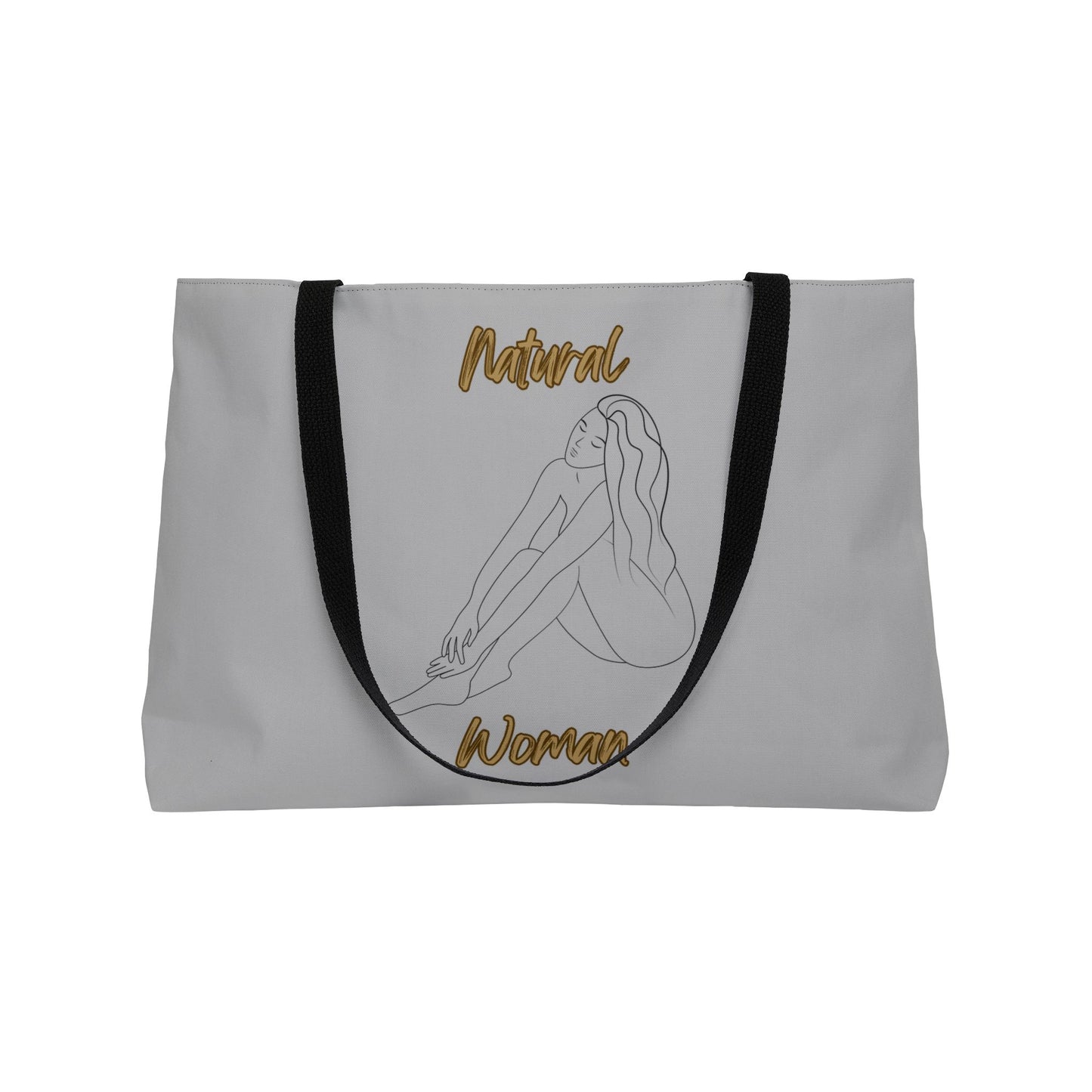 Natural Woman Beauty (BL) Weekender Tote Bag LIGHT GREY