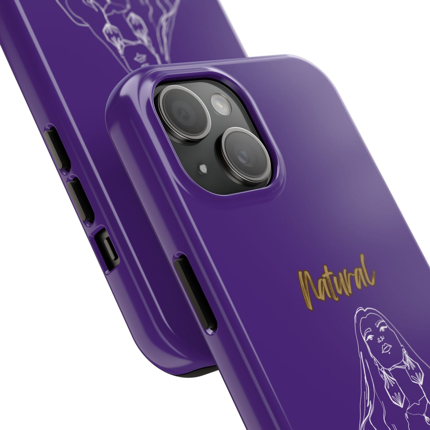 Natural Woman Thinking (WL)Tough Phone Cases PURPLE