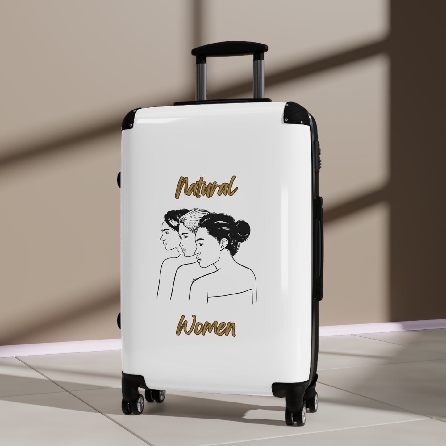 Natural Woman United Friends (BL) Suitcase WHITE