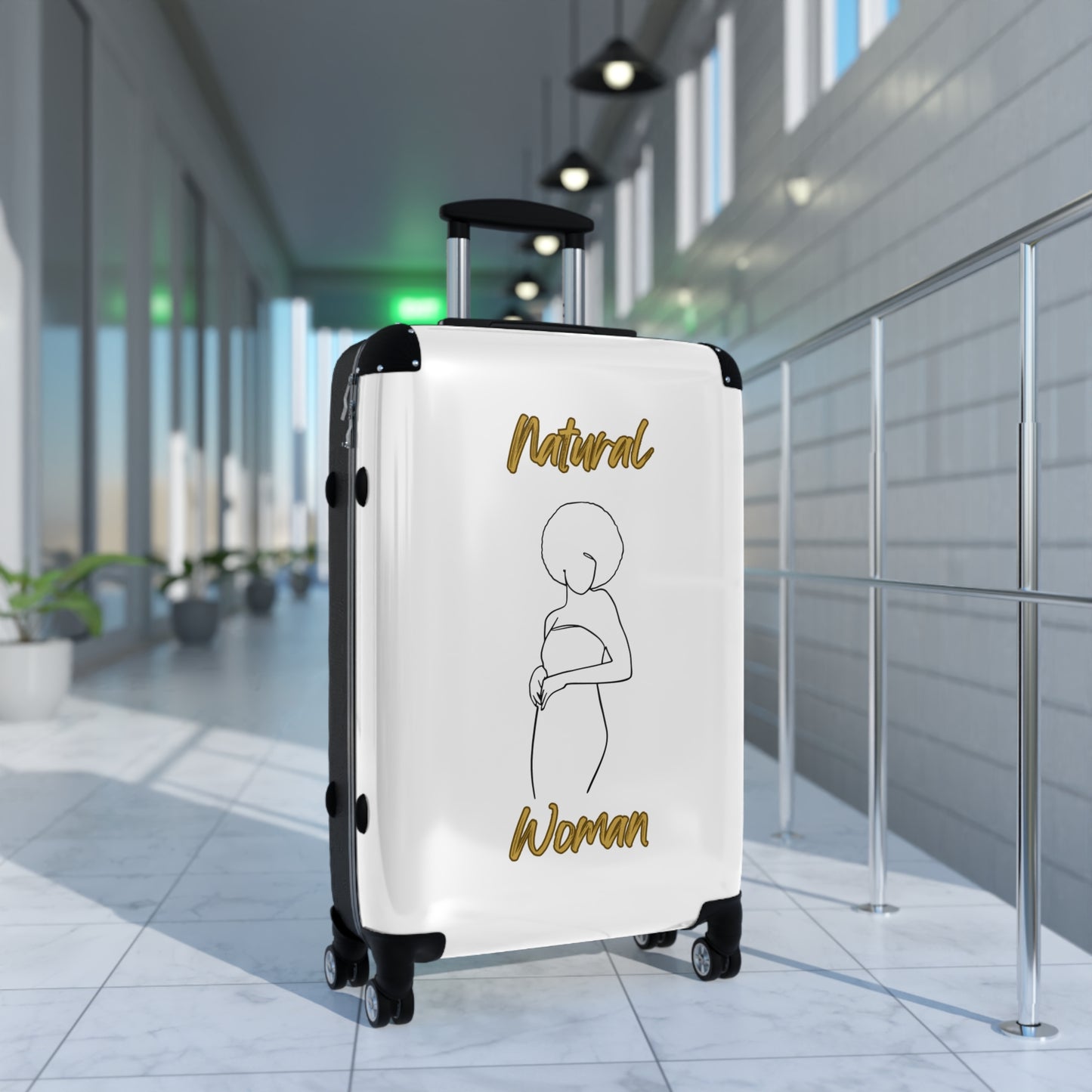 Natural Woman Sho Nuff (BL) Suitcase WHITE