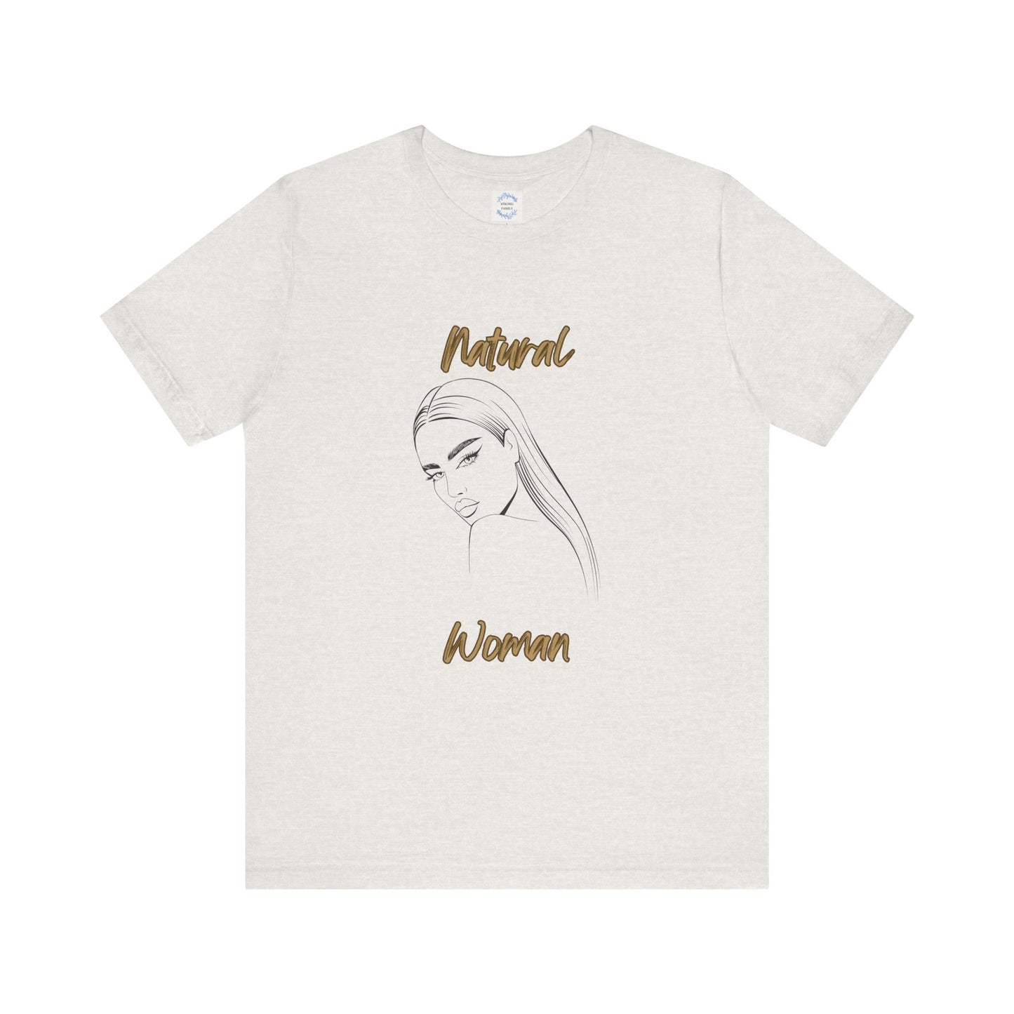 Natural Woman The Stare (BL) Short Sleeve T-Shirt