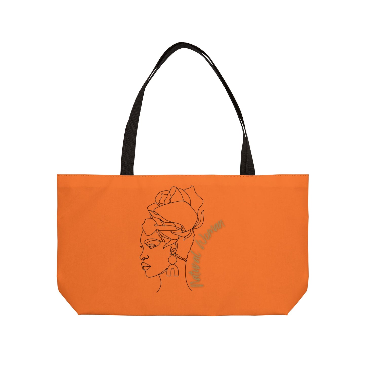 Natural Woman Flower Wrap (BL) Weekender Tote Bag CRUSTA