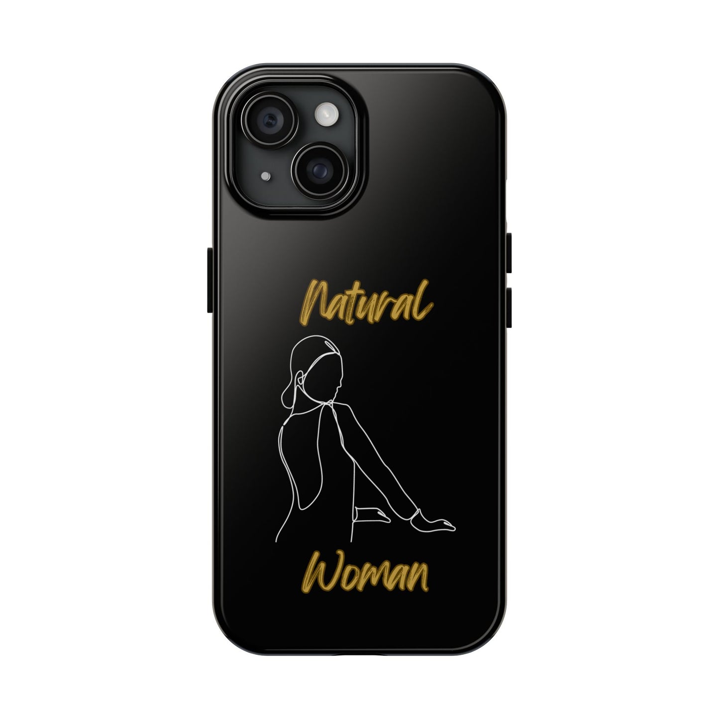 Natural Woman Hands Free (WL)Tough Phone Cases BLACK