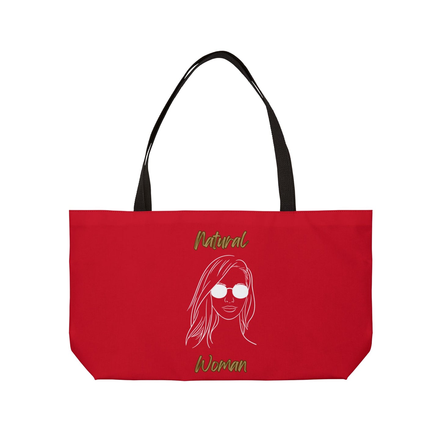 Natural Woman Shades (WL) Weekender Tote Bag DARK RED