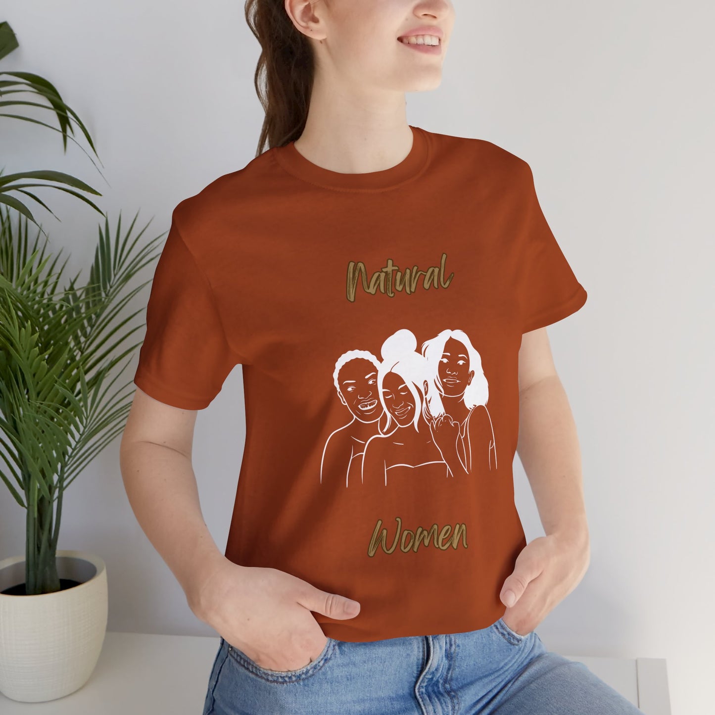 Natural Woman Laughing Friends (WL) Short Sleeve T-Shirt