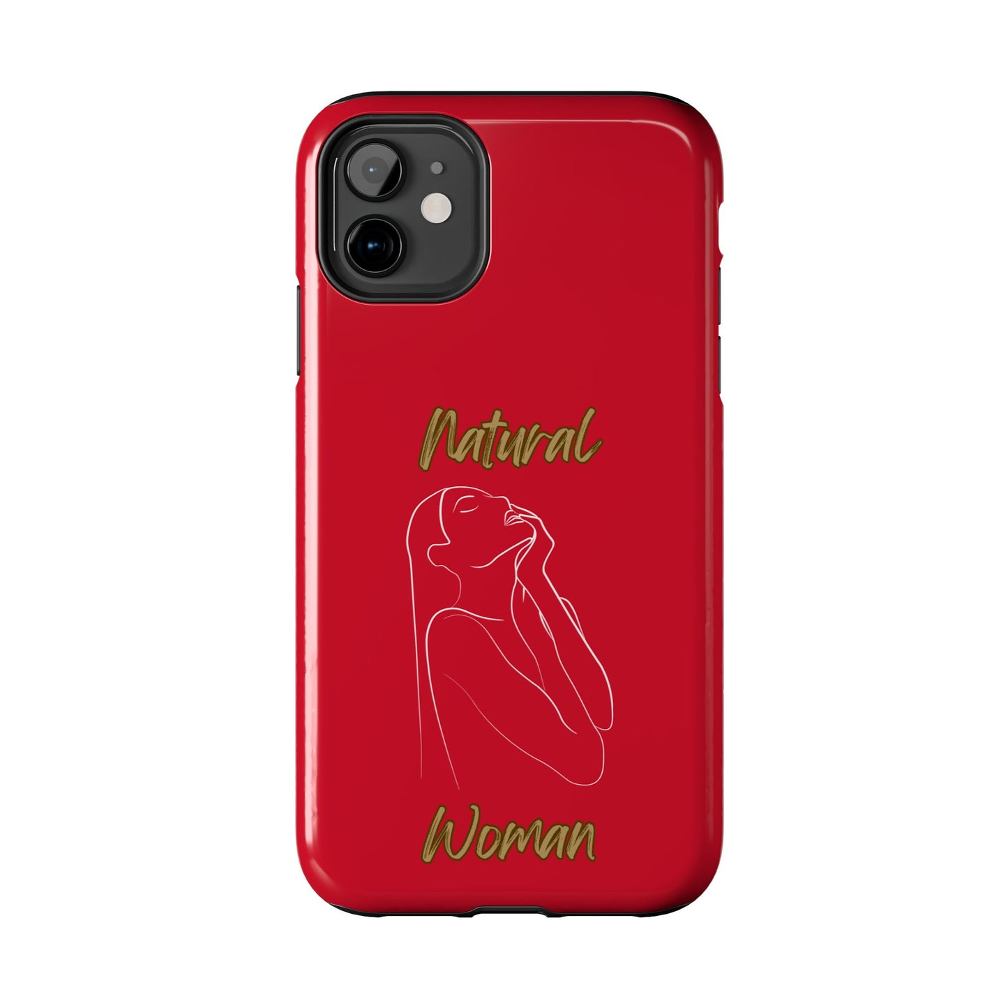 Natural Woman Thank You (WL) Tough Phone Cases DARK RED