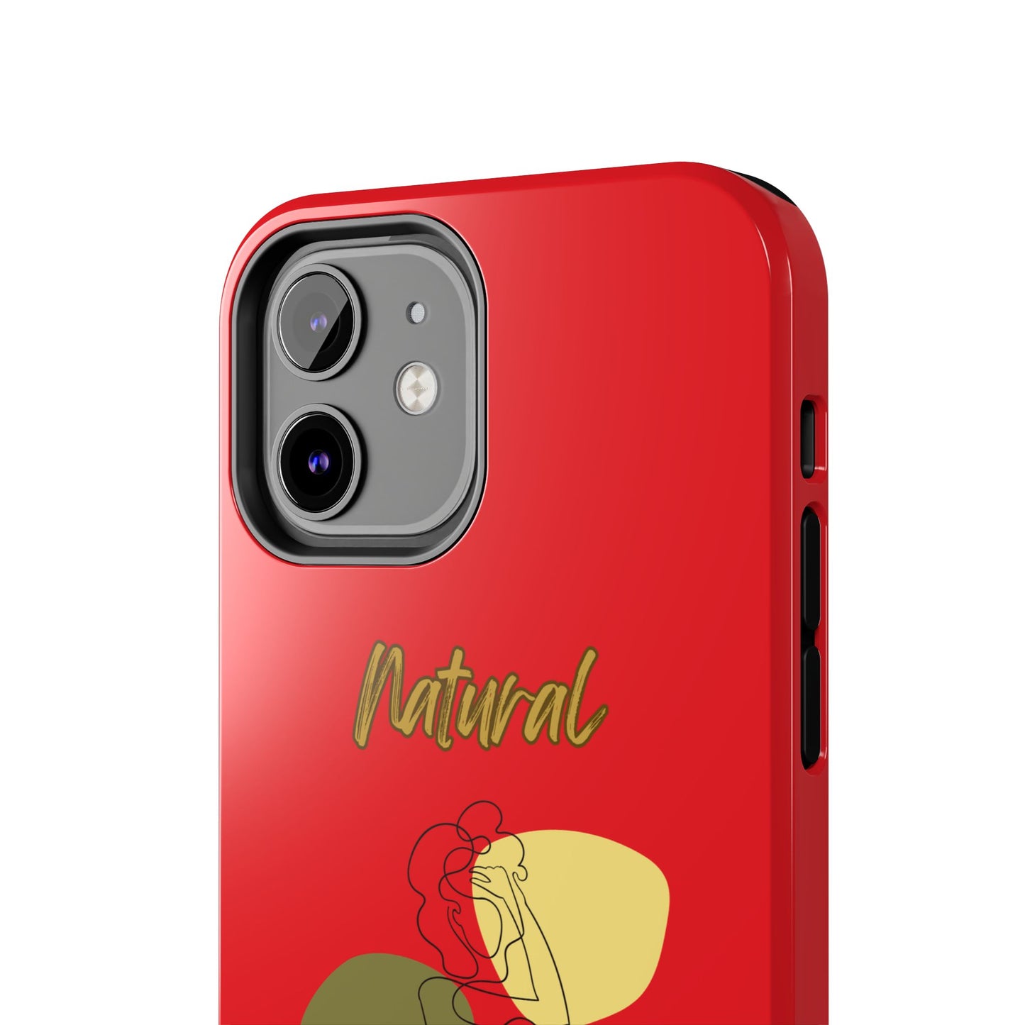 Natural Woman Colorful Pose (BL)Tough Phone Cases RED