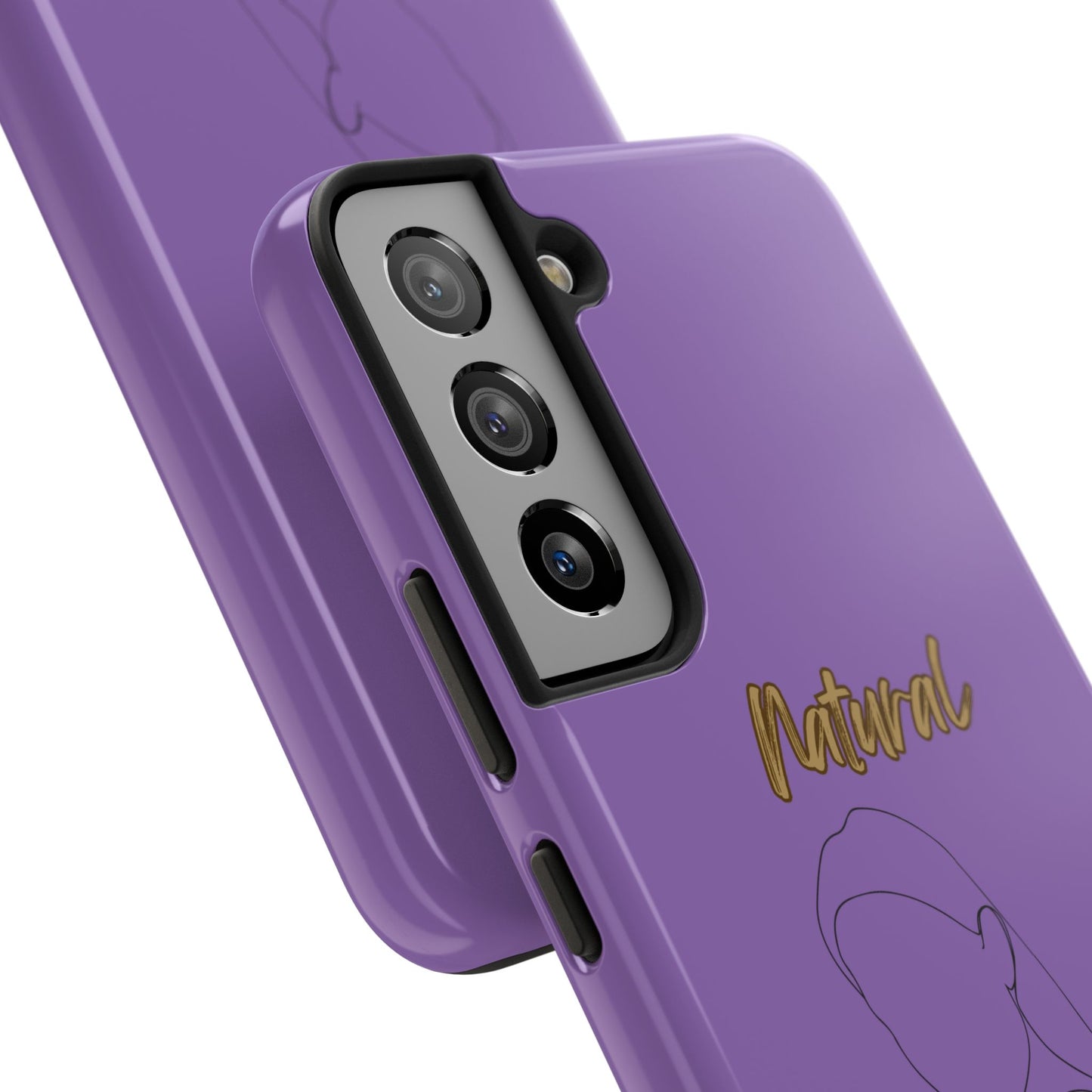 Natural Woman Tilted Look (BL) Tough Phone Cases LIGHT PURPLE