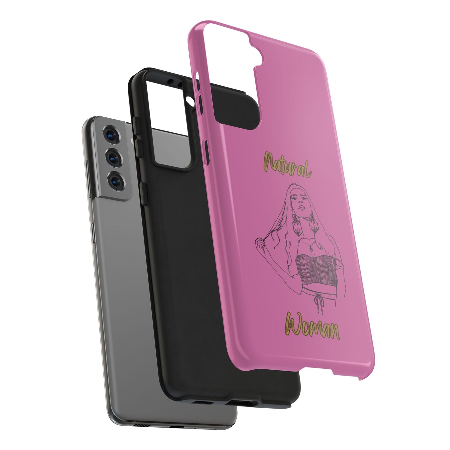 Natural Woman Thinking (BL)Tough Phone Cases LIGHT PINK