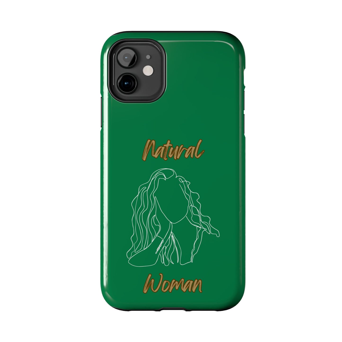 Natural Woman Relaxed (WL) Tough Phone Cases DARK GREEN