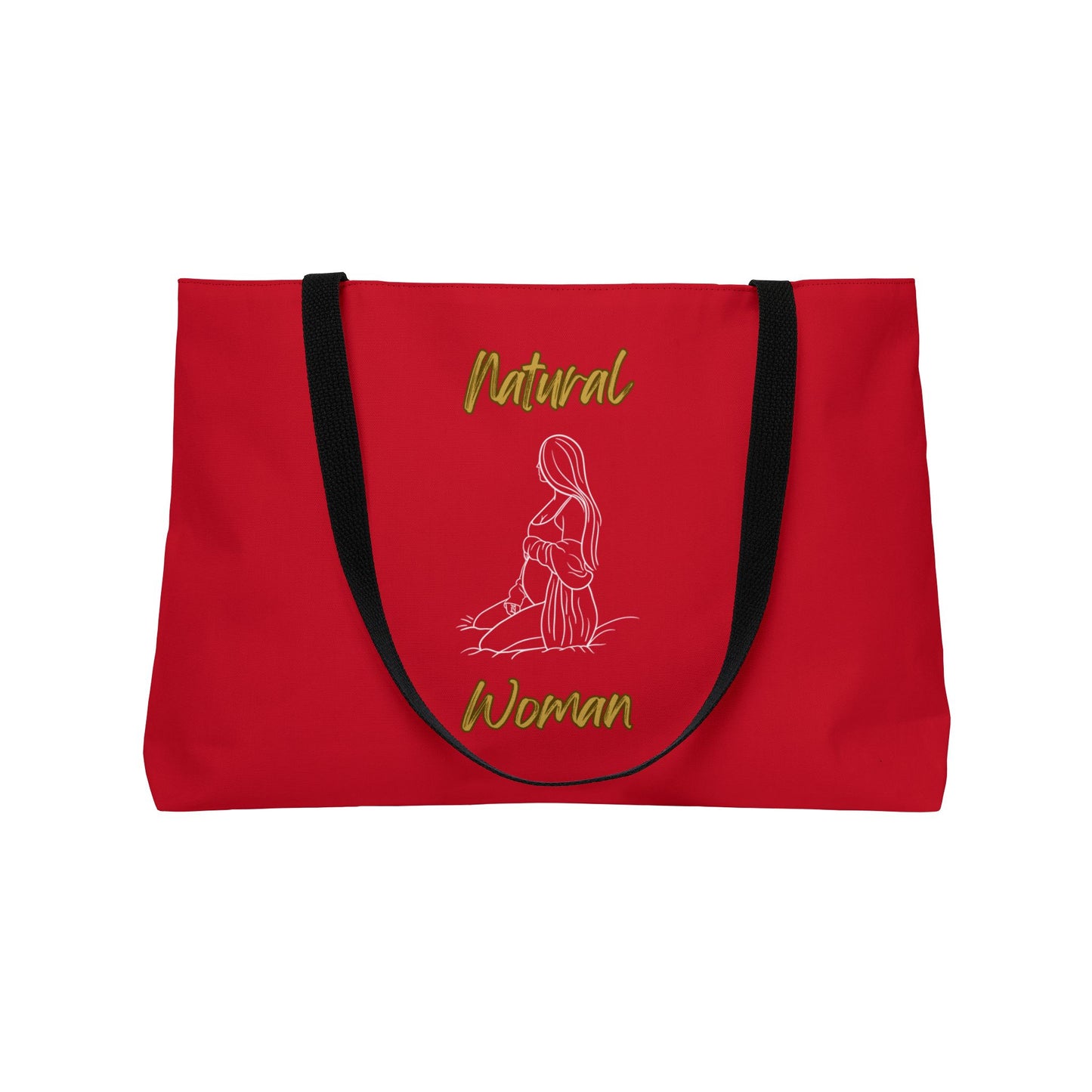 Natural Woman Expecting (WL) Weekender Tote Bag DARK RED