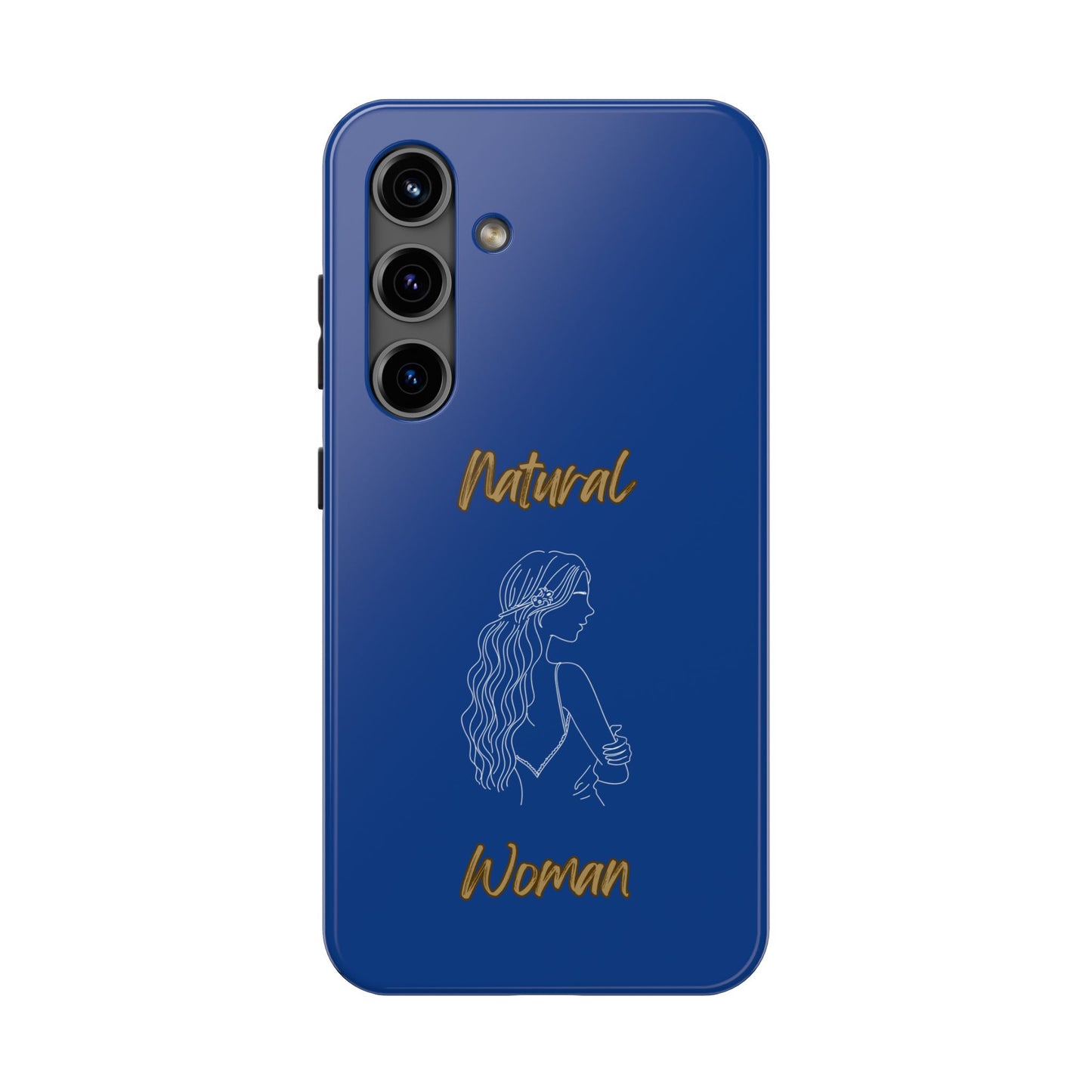 Natural Woman Young Woman (WL)Tough Phone Cases DARK BLUE