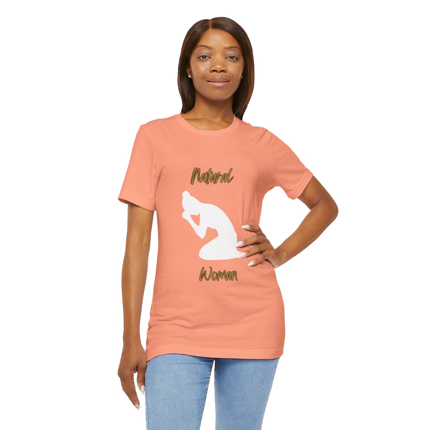 Natural Woman Pray  (WL) Short Sleeve T-Shirt