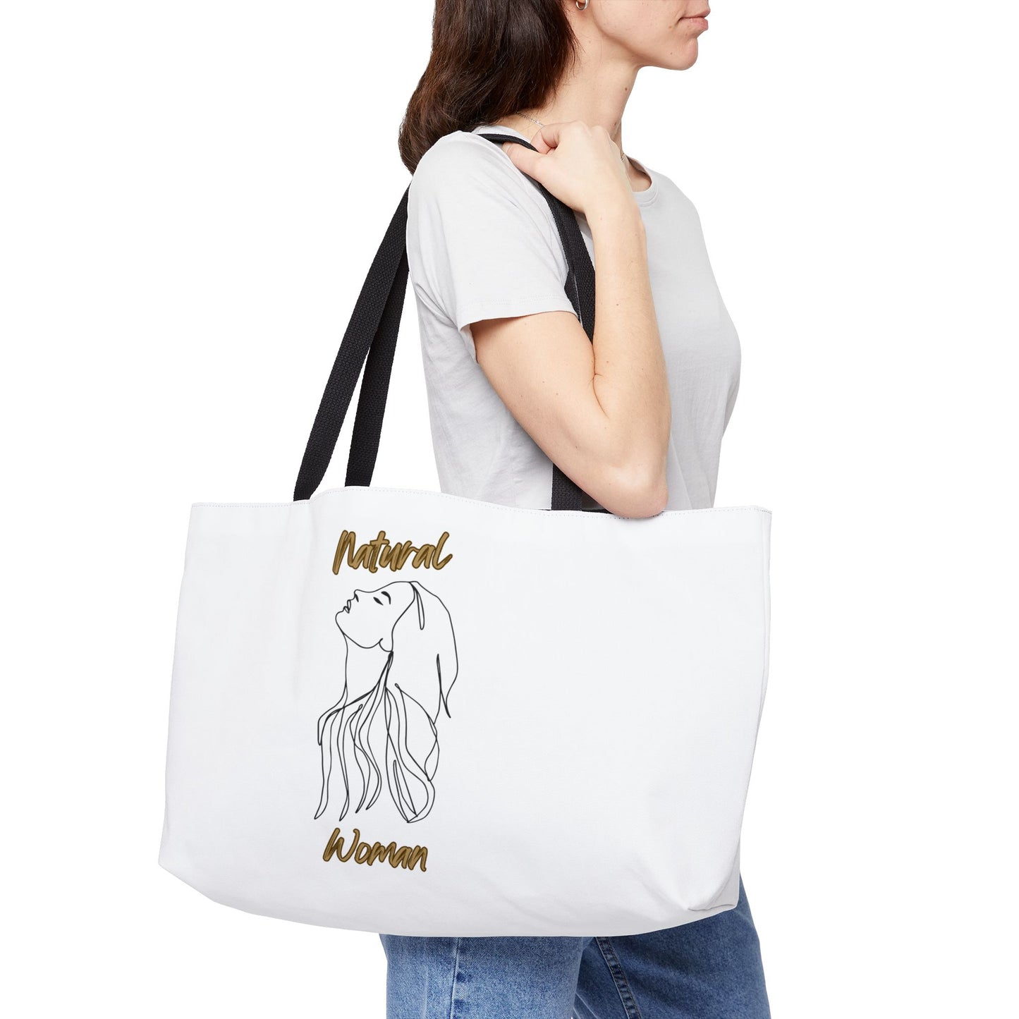 Natural Woman Appreciation (BL) Weekender Tote Bag WHITE