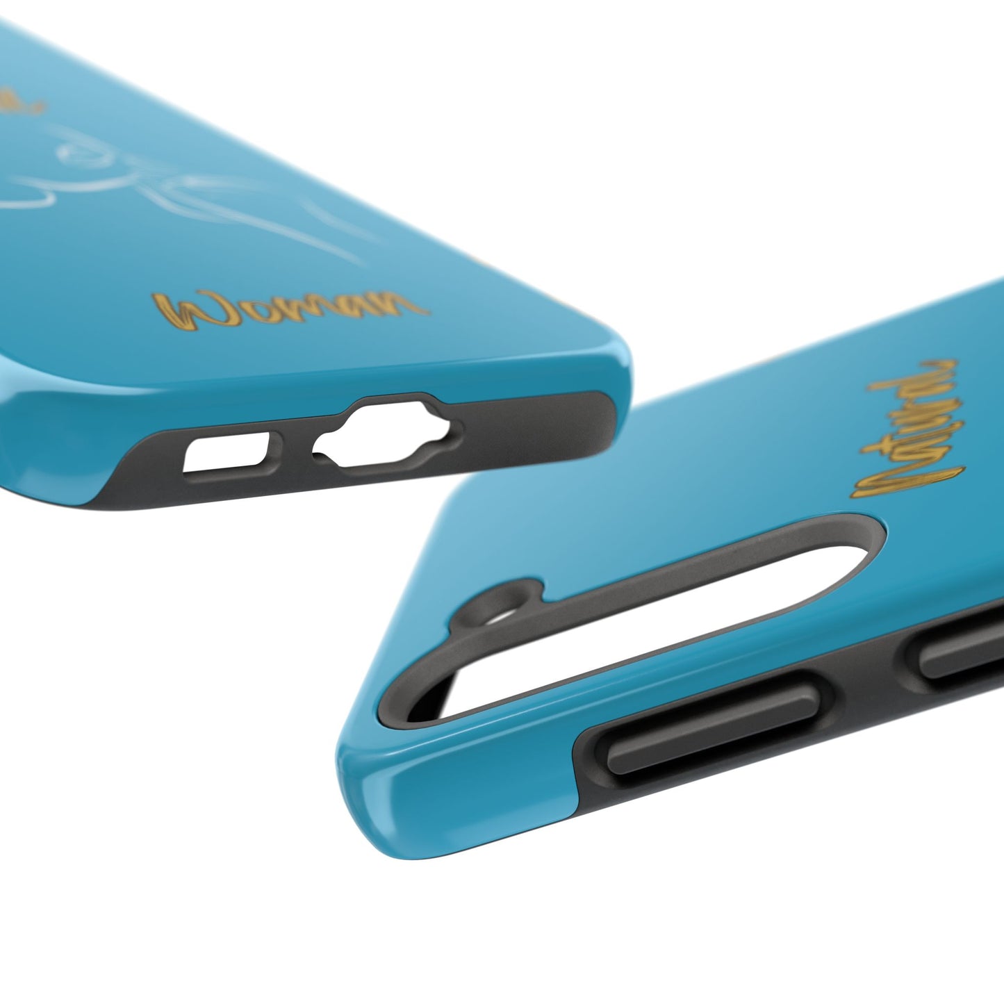Natural Woman Chin Up (WL)Tough Phone Cases TURQUOISE