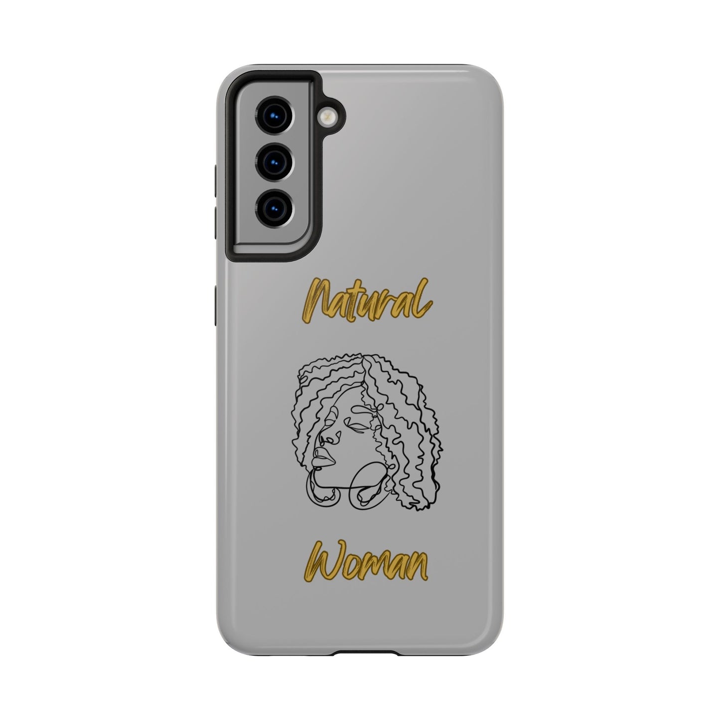 Natural Woman Naturally Me (BL)Tough Phone Cases LIGHT GREY