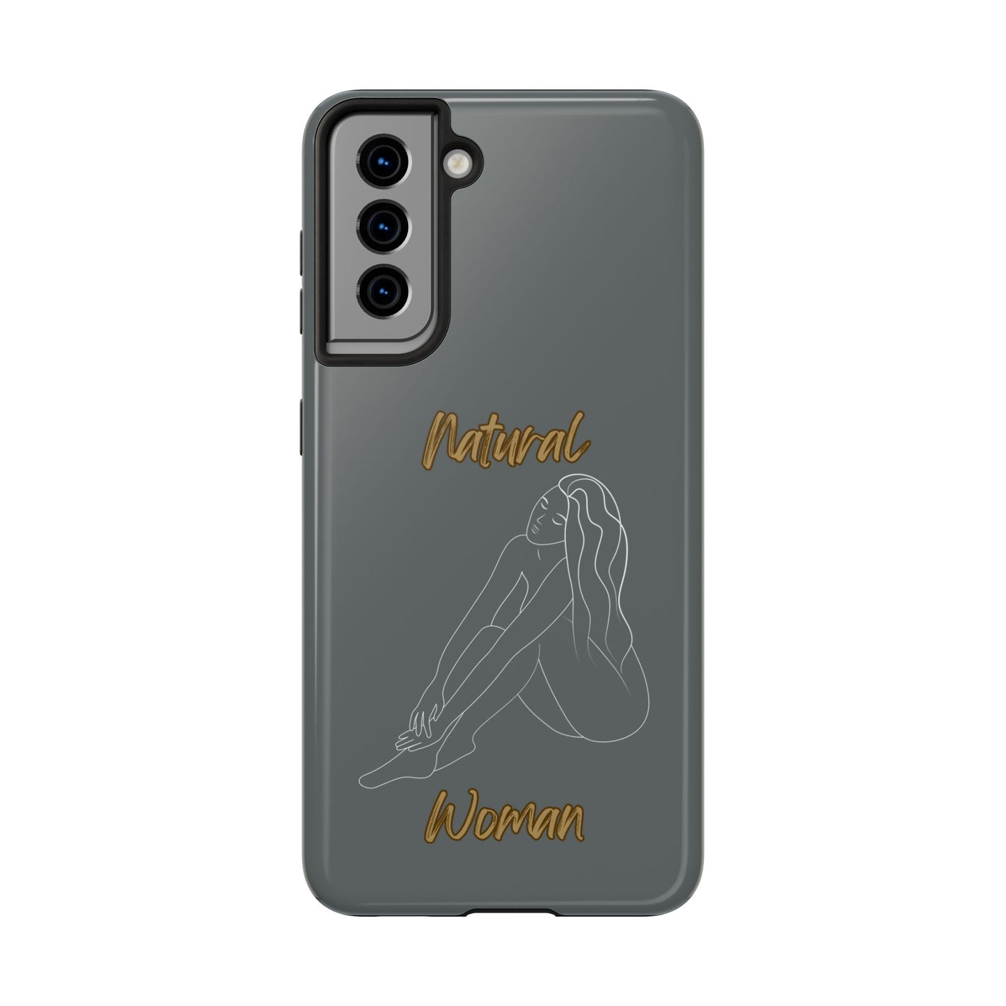 Natural Woman Beauty (WL) Tough Phone Cases DARK GREY