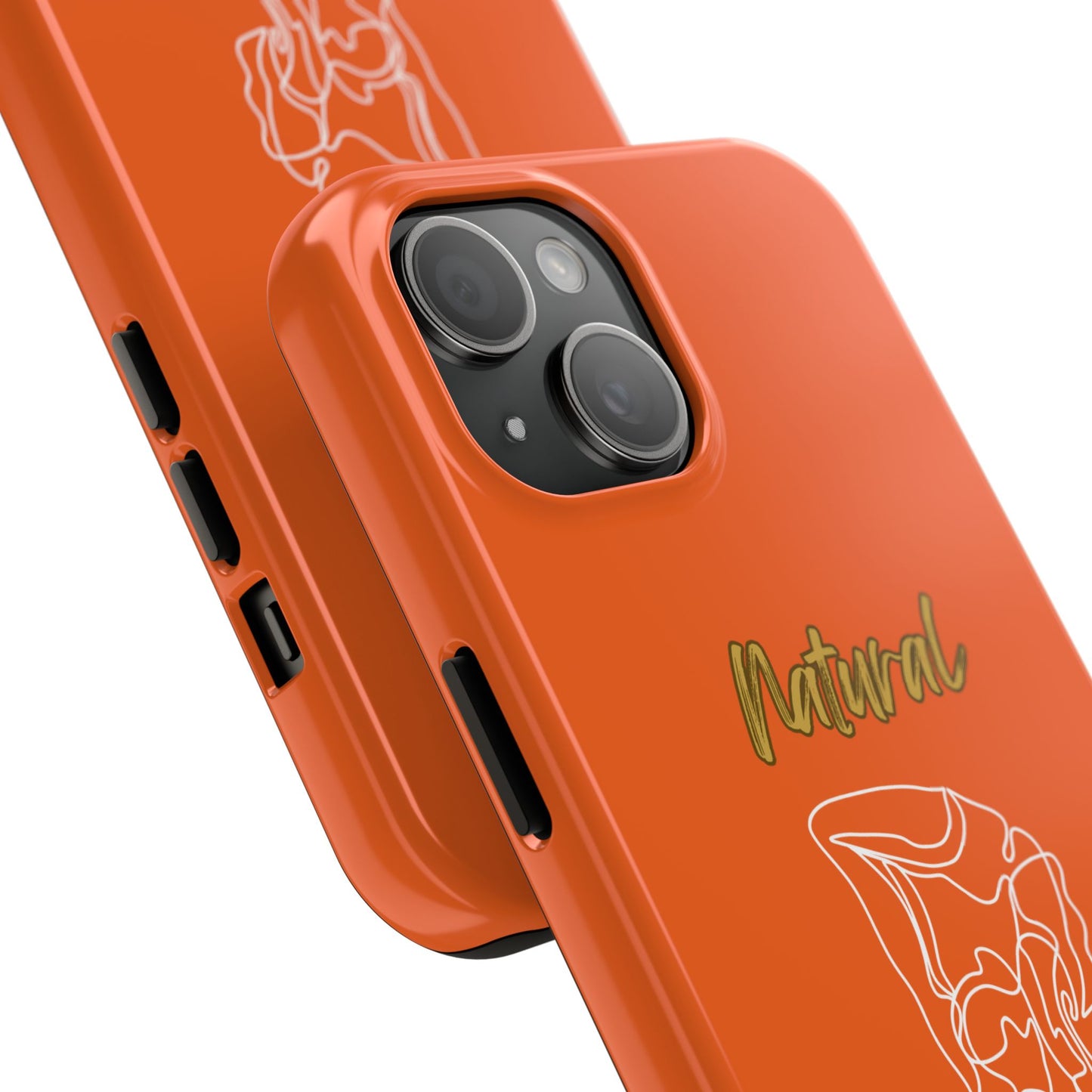 Natural Woman Flexible (WL)Tough Phone Cases ORANGE