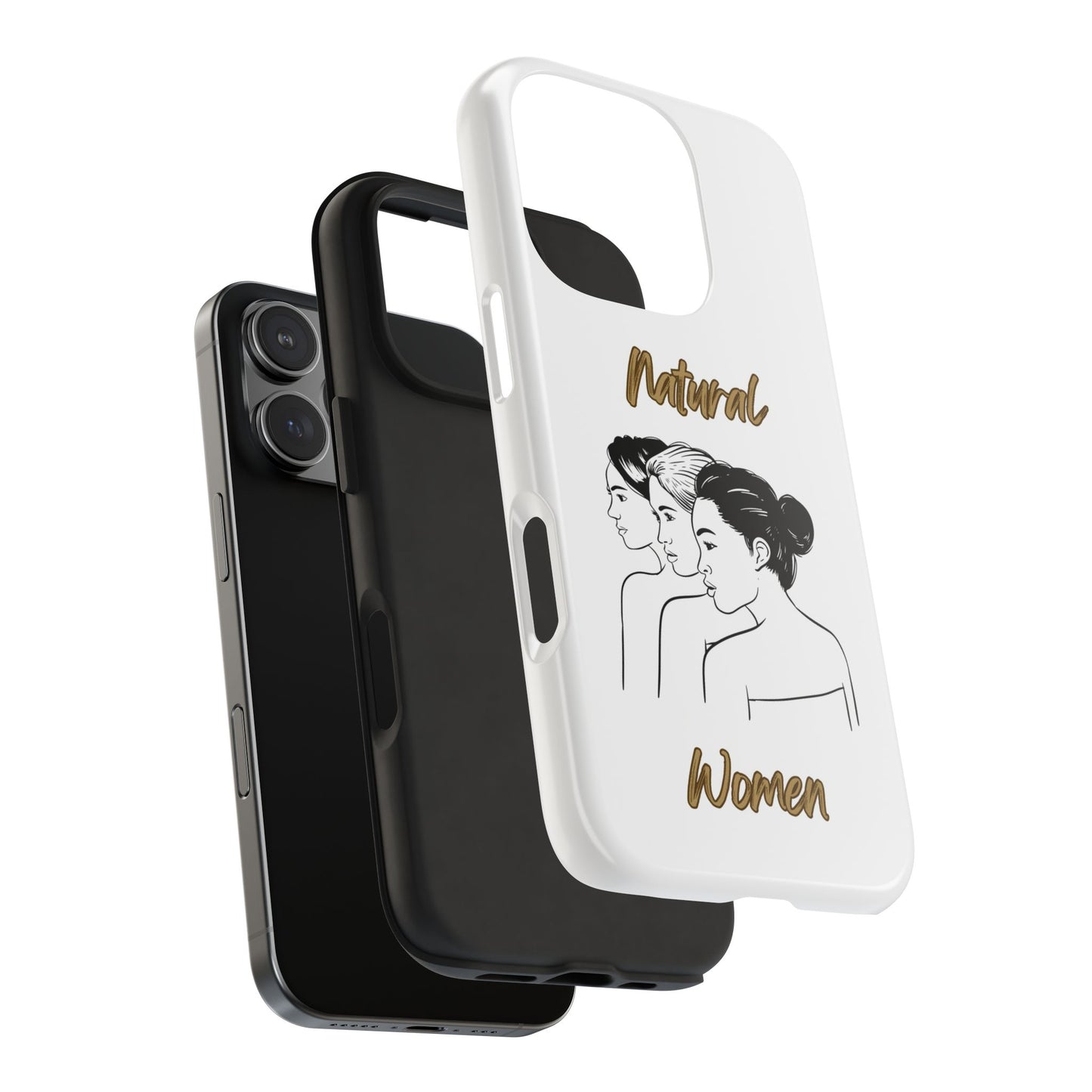 Natural Woman United Friends (BL)Tough Phone Cases WHITE