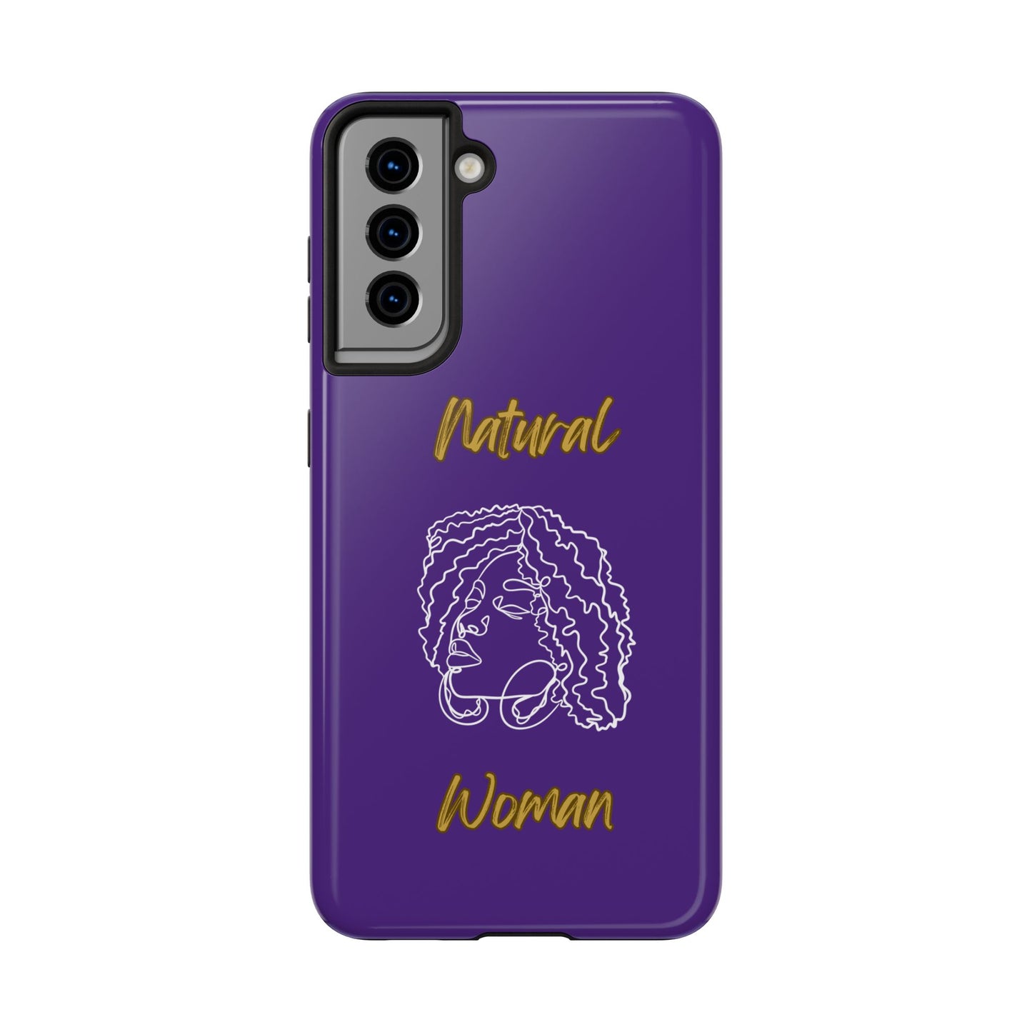 Natural Woman Naturally Me (WL)Tough Phone Cases PURPLE